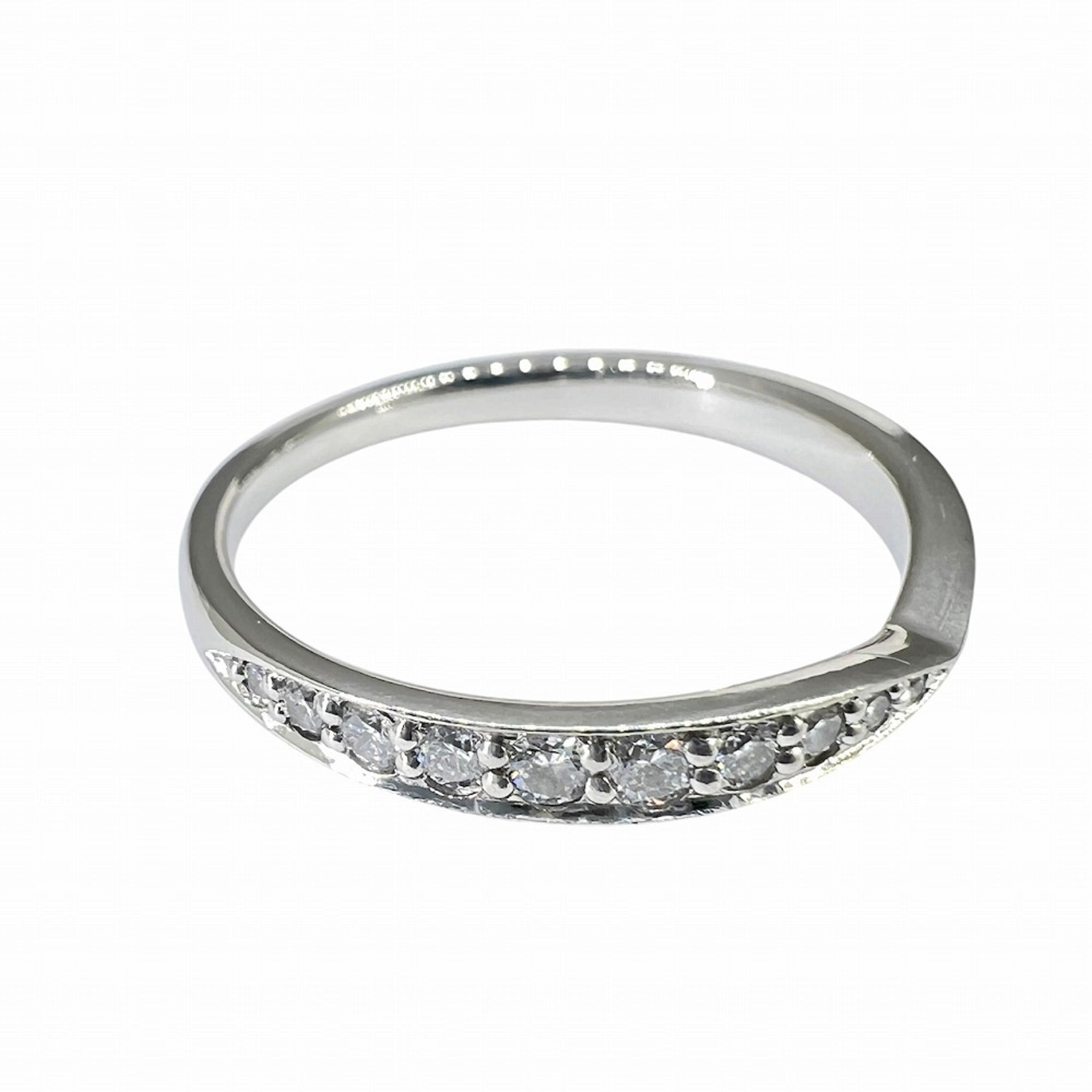 Tiffany Platinum Platinum 950 Band Ring (Pre-Owned)