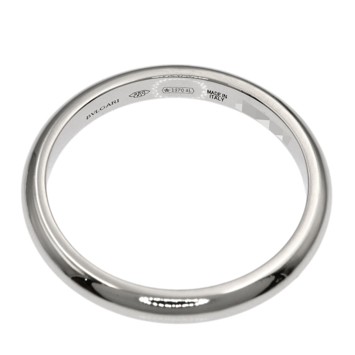 Bvlgari Platinum 950 Band Ring (Pre-Owned)