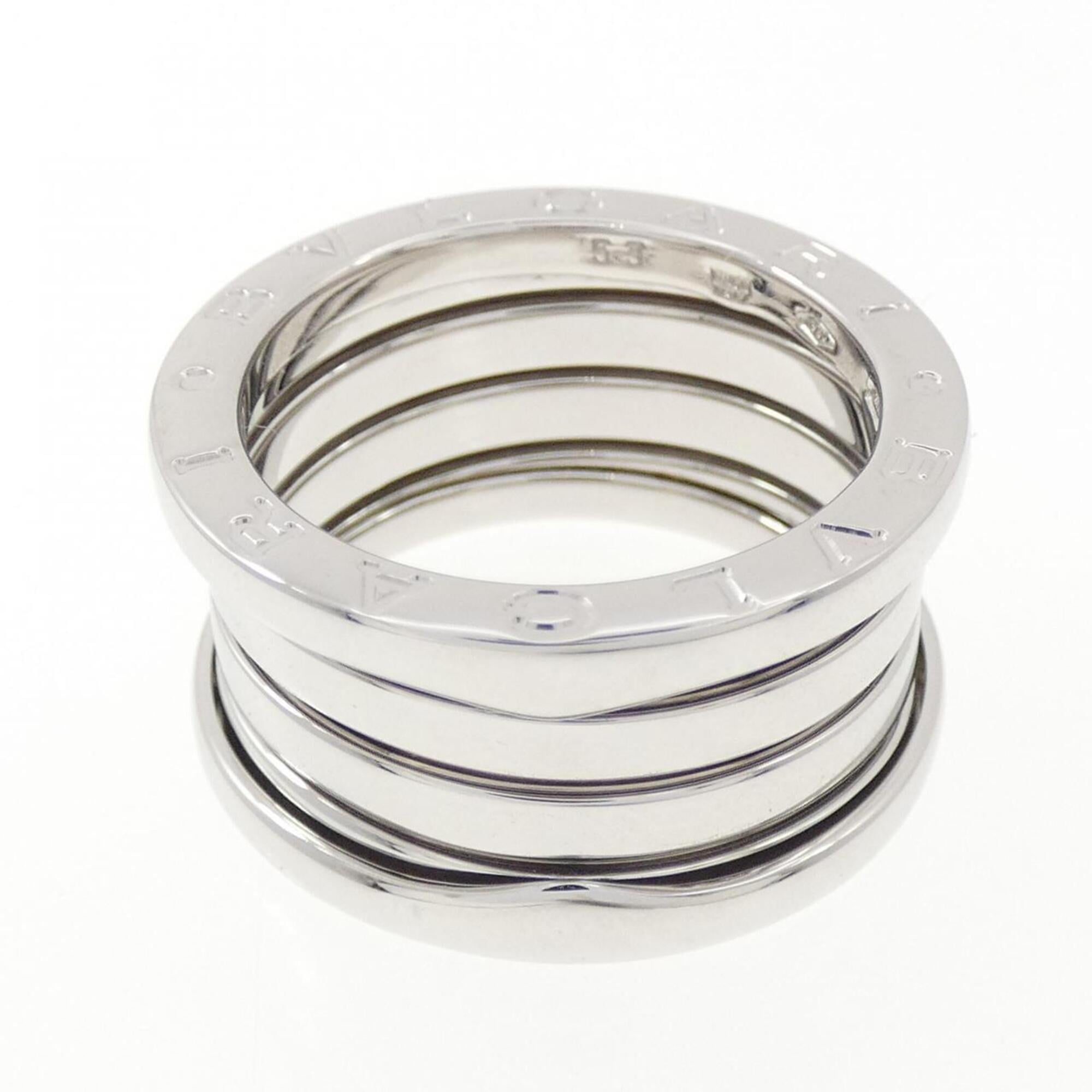 Bvlgari Silver White Gold (18K) Band Ring (Pre-Owned)