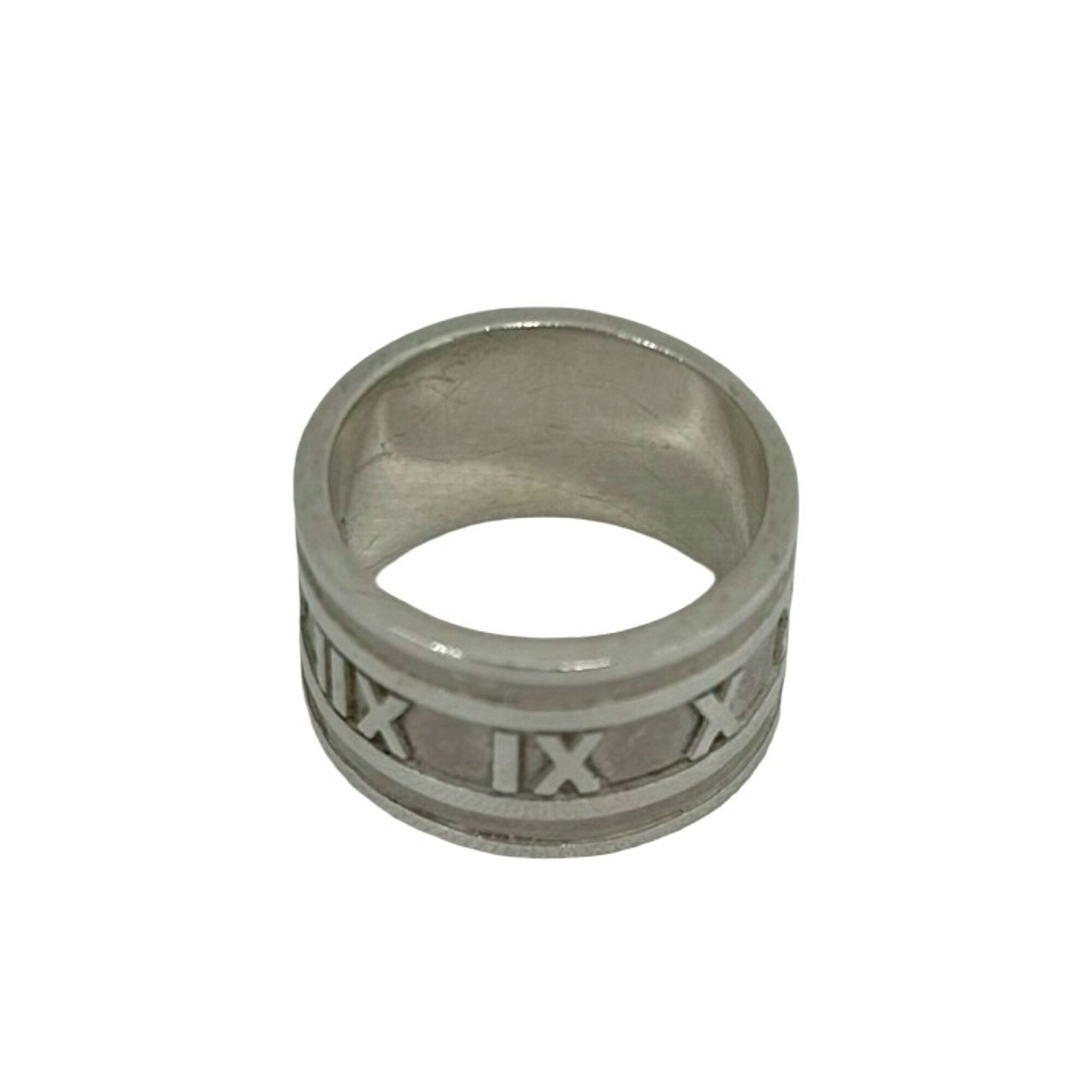 Tiffany Silver Silver 925 Band Ring (Pre-Owned)