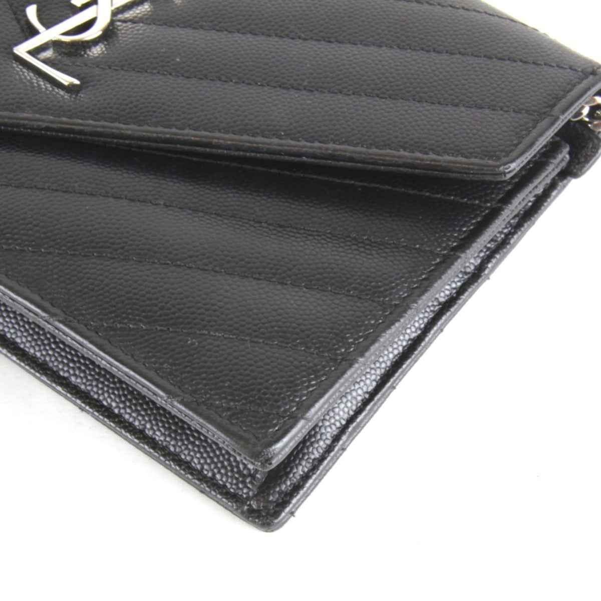 Saint Laurent Black Leather Shoulder Bag (Pre-Owned)
