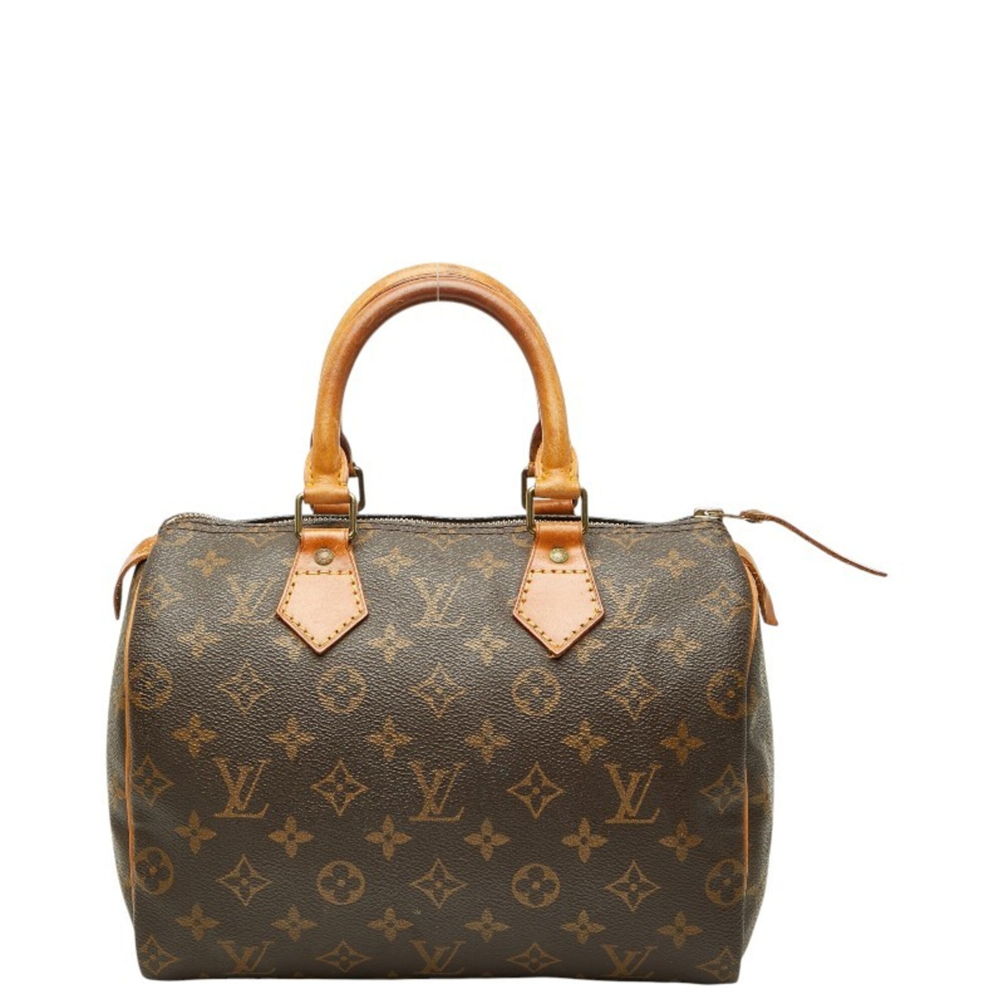 Louis Vuitton Brown Pvc Leather Boston Bag Handbag (Pre-Owned)