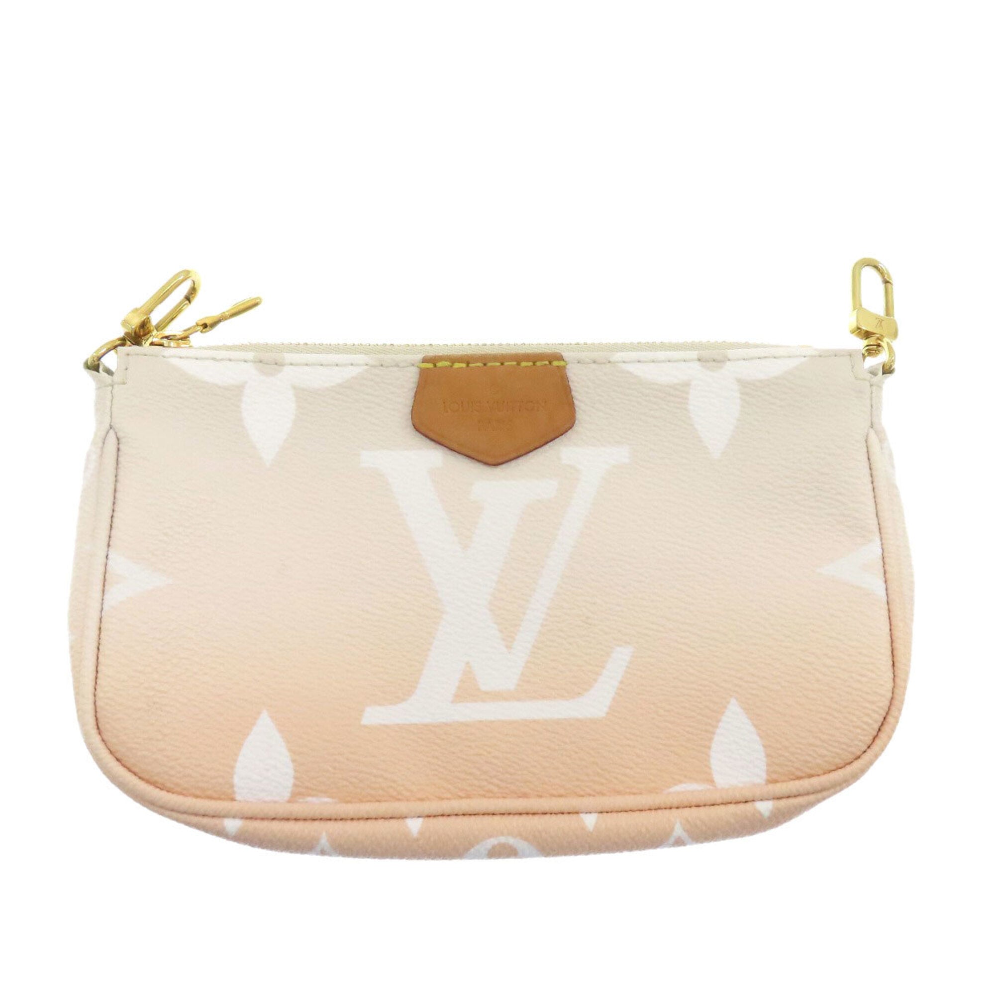 Louis Vuitton Monogram Pink Pochette Shoulder Bag (Pre-Owned)