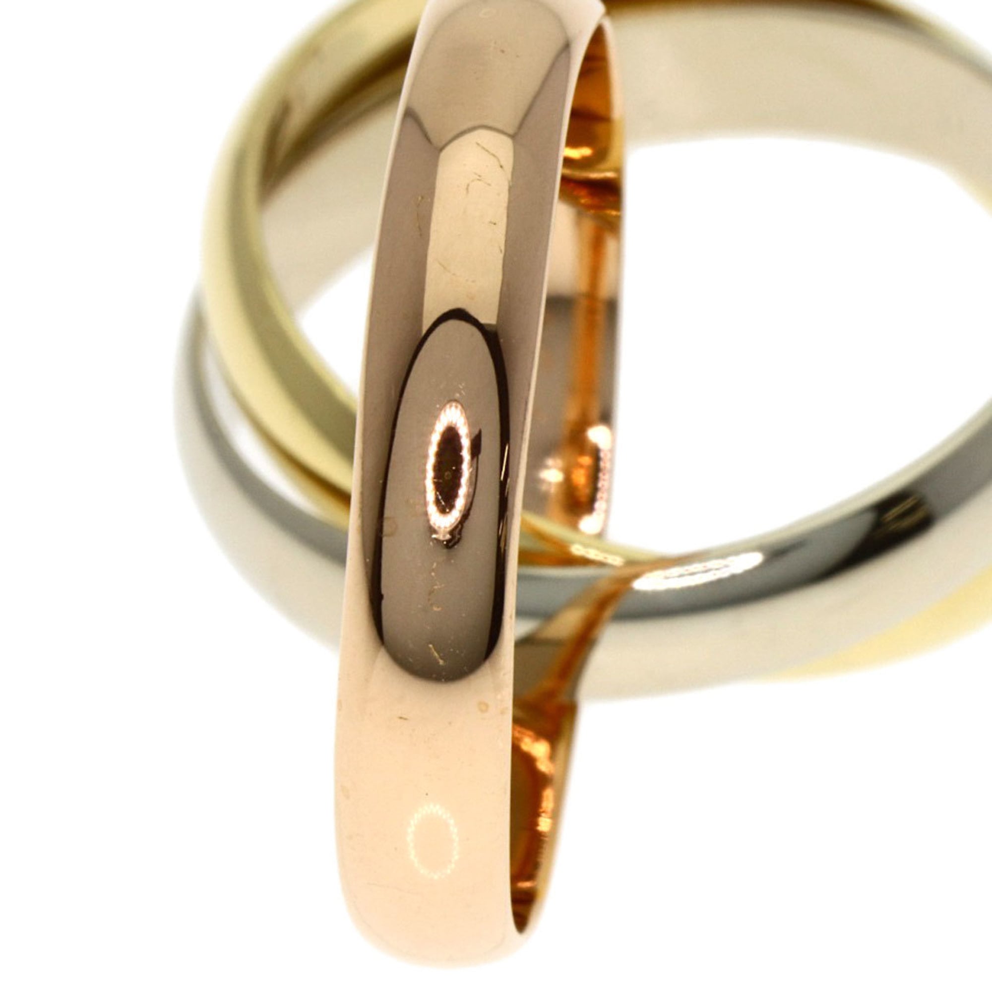 Cartier Trinity Yellow Gold (18K) Pink Gold (18K) White Gold (18K) Band Ring (Pre-Owned)