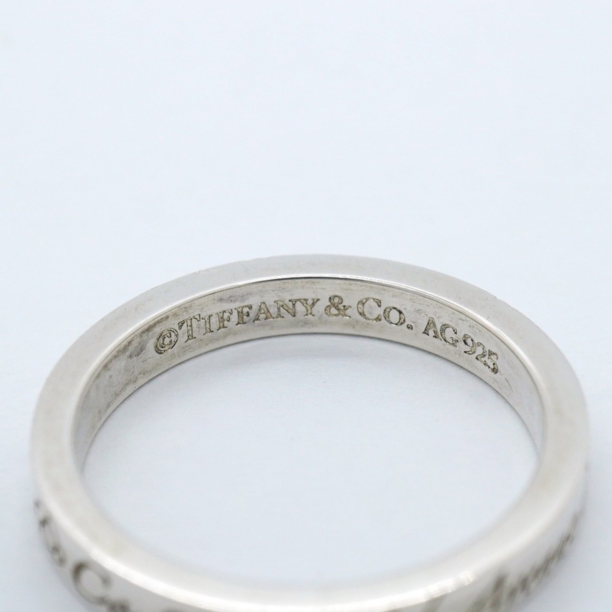 Tiffany Silver 925 Band Ring (Pre-Owned)