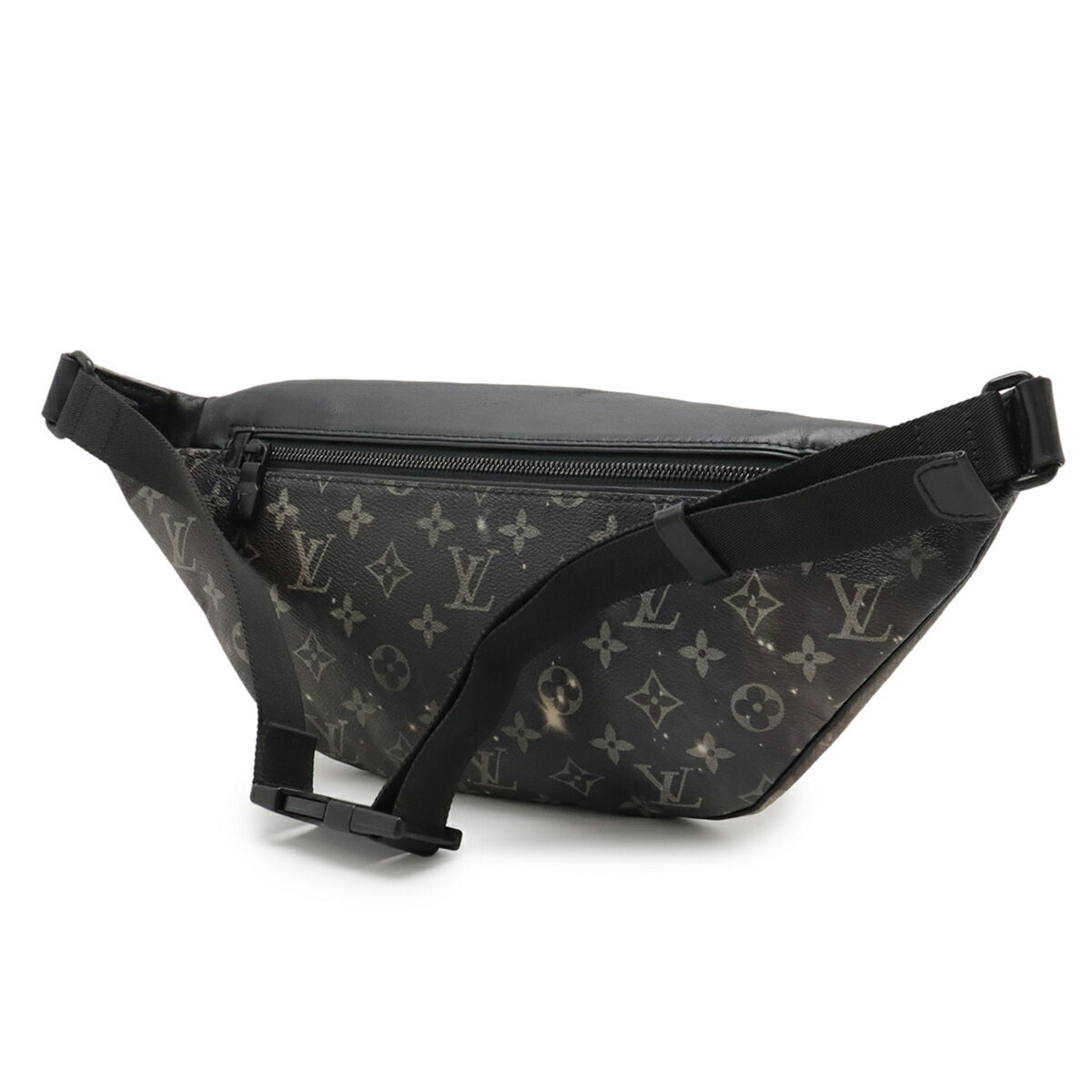 Louis Vuitton Black Gray Multi-Color Monogram Leather Pouch (Pre-Owned)