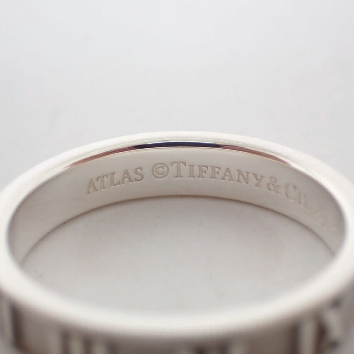 Tiffany Sterling Silver 925 Band Ring (Pre-Owned)