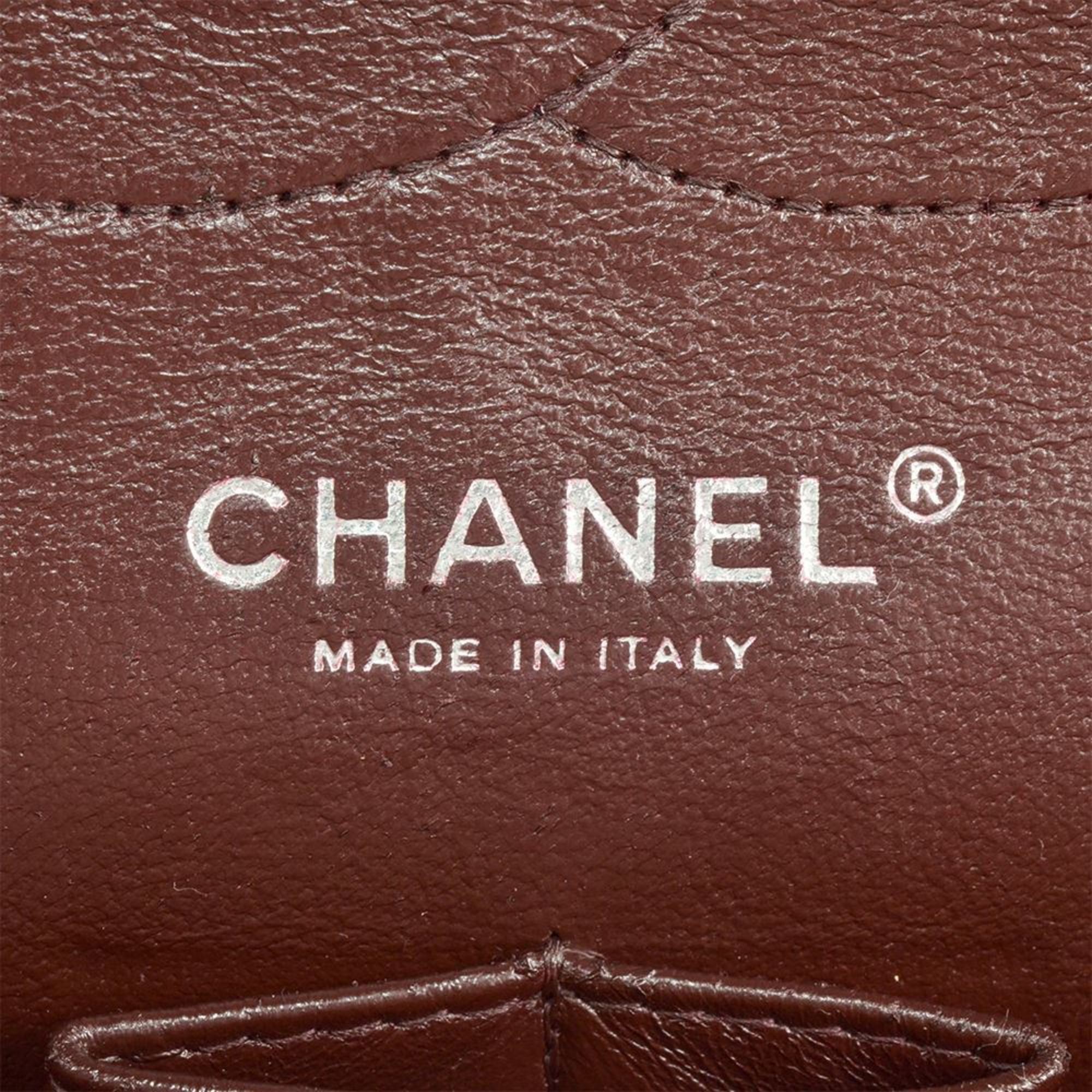 Chanel Black Grained Calfskin Shoulder Bag (Pre-Owned)