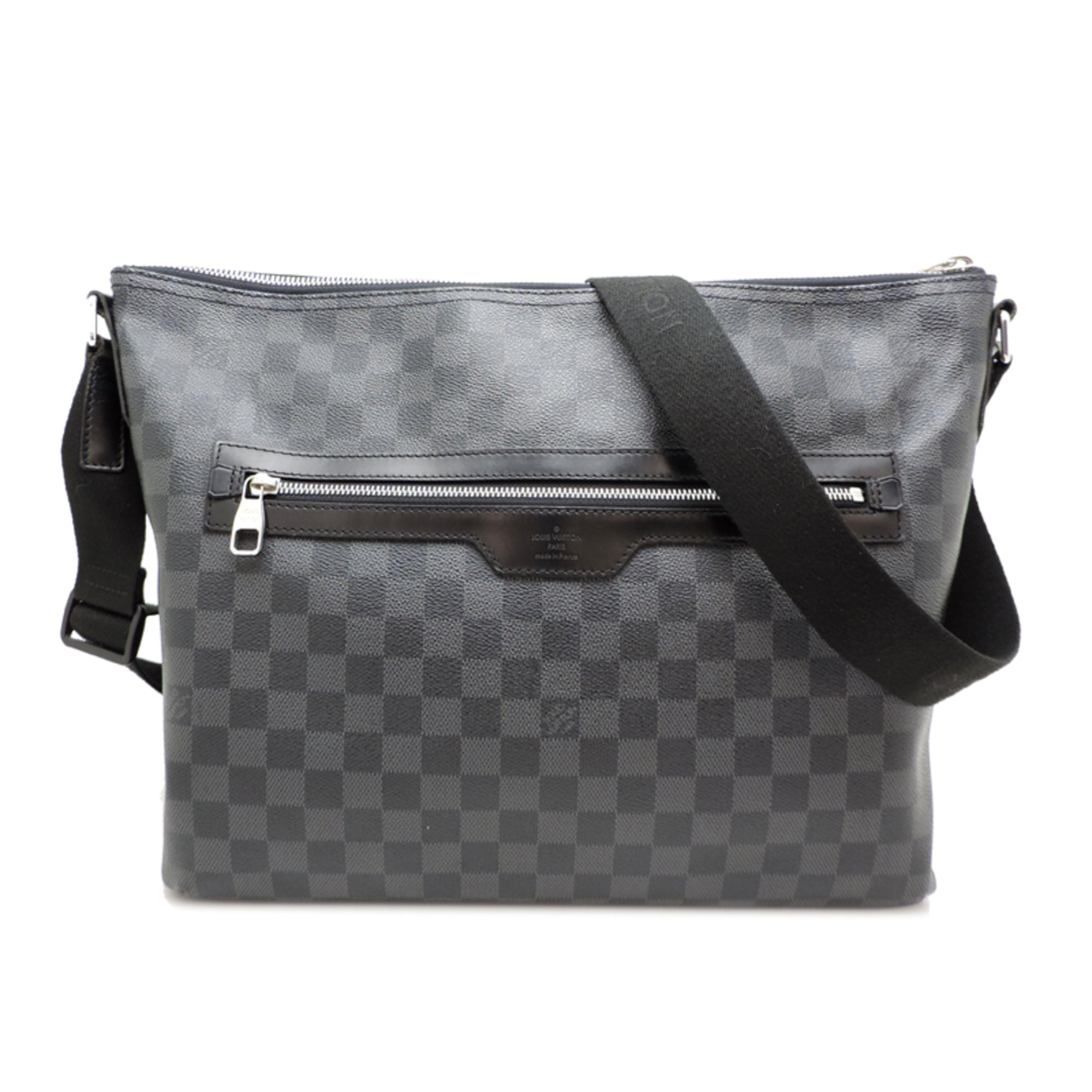 Louis Vuitton Black Damier Graphite Shoulder Bag (Pre-Owned)