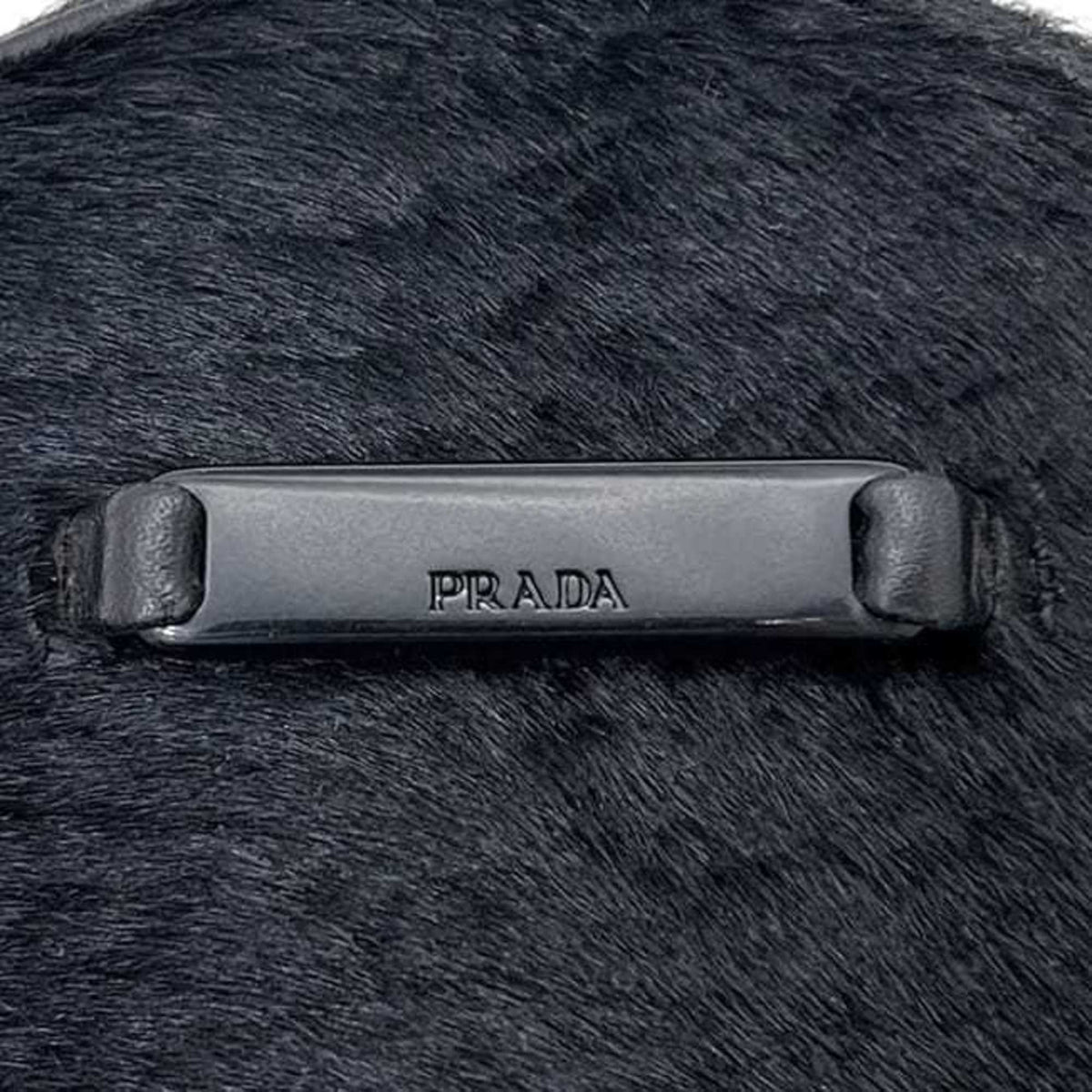 Prada Black Nero Leather Coin Purse/Coin Case (Pre-Owned)