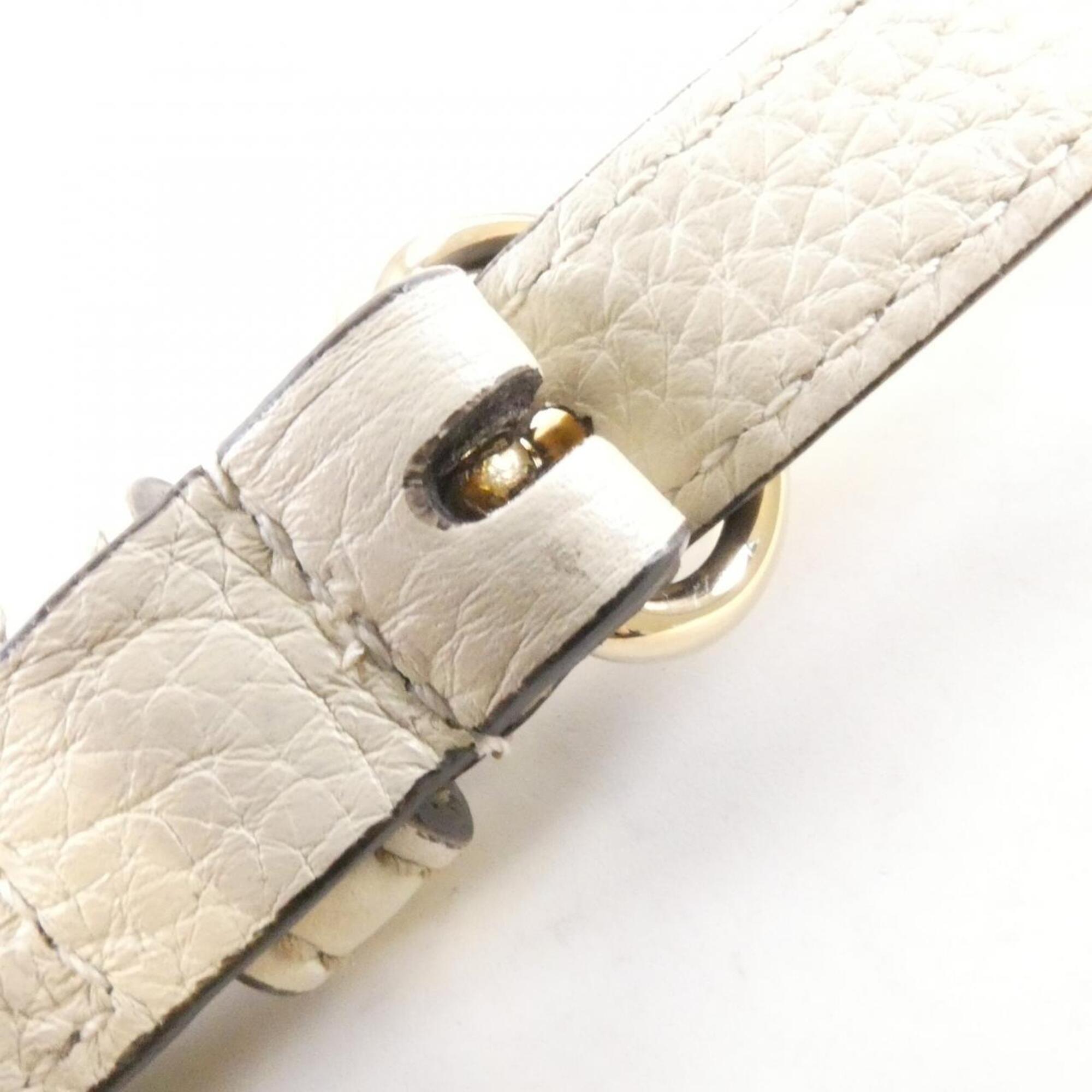 Gucci Off-White Leather Shoulder Bag (Pre-Owned)
