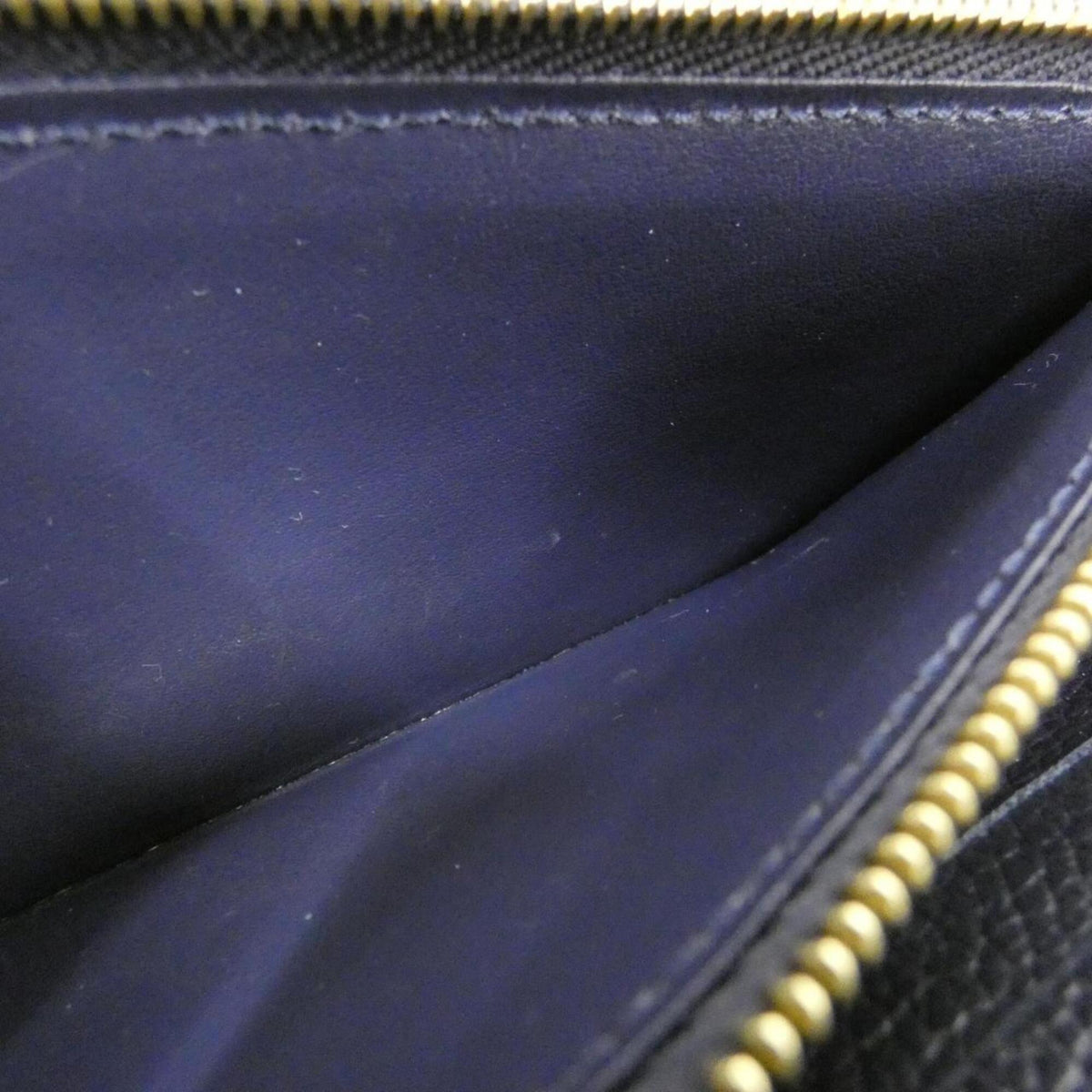 Louis Vuitton Marine Rouge Leather Long Wallet (Bi-Fold) (Pre-Owned)