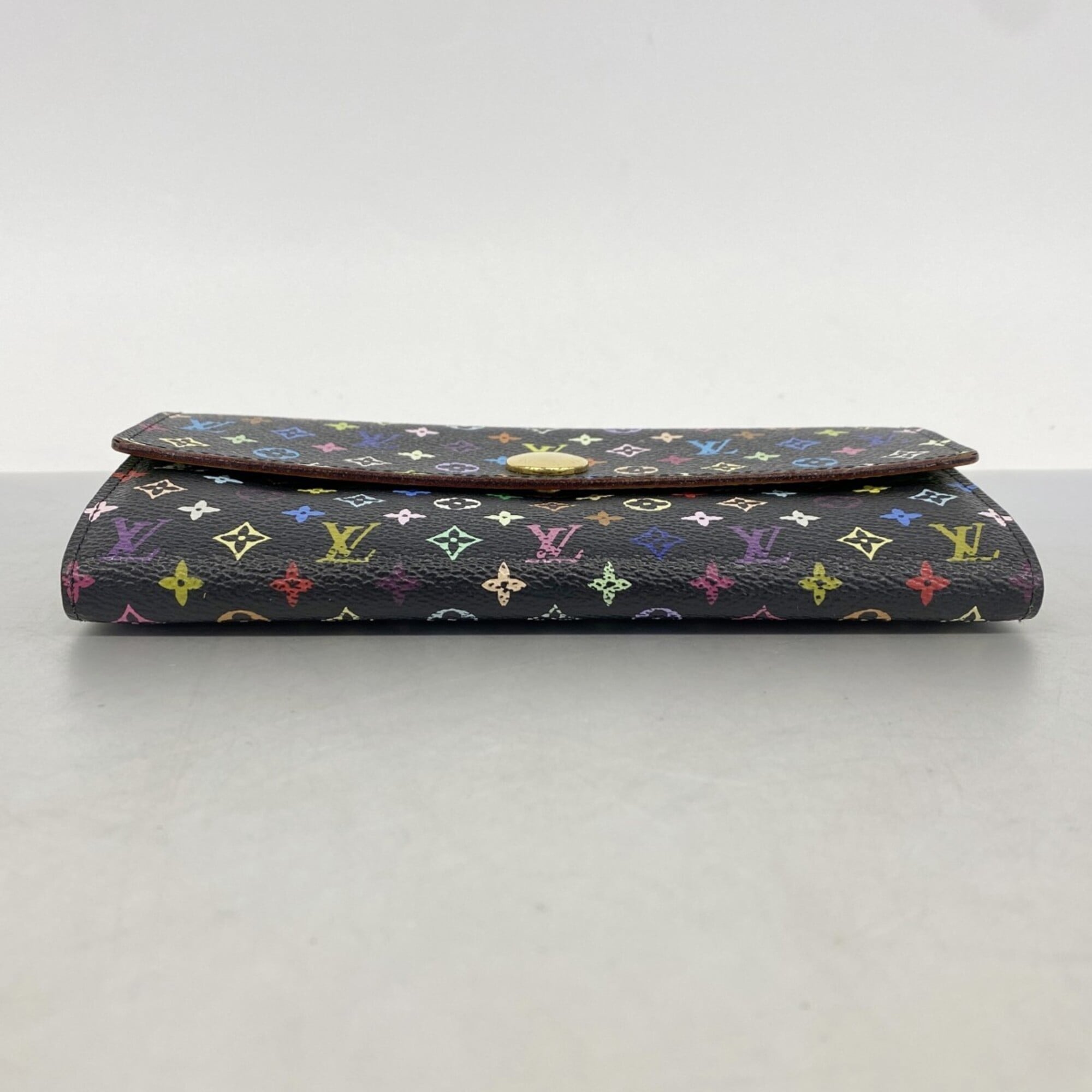 Louis Vuitton Noir Pistache Long Wallet (Bi-Fold) (Pre-Owned)