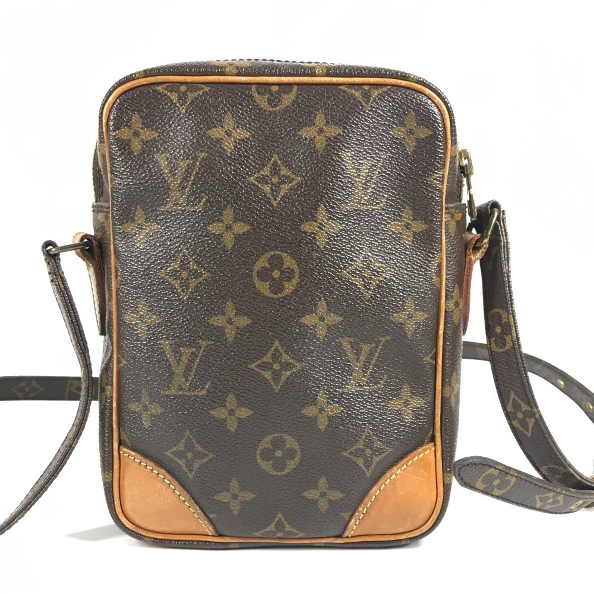Louis Vuitton Brown Monogram Canvas Pochette Shoulder Bag (Pre-Owned)