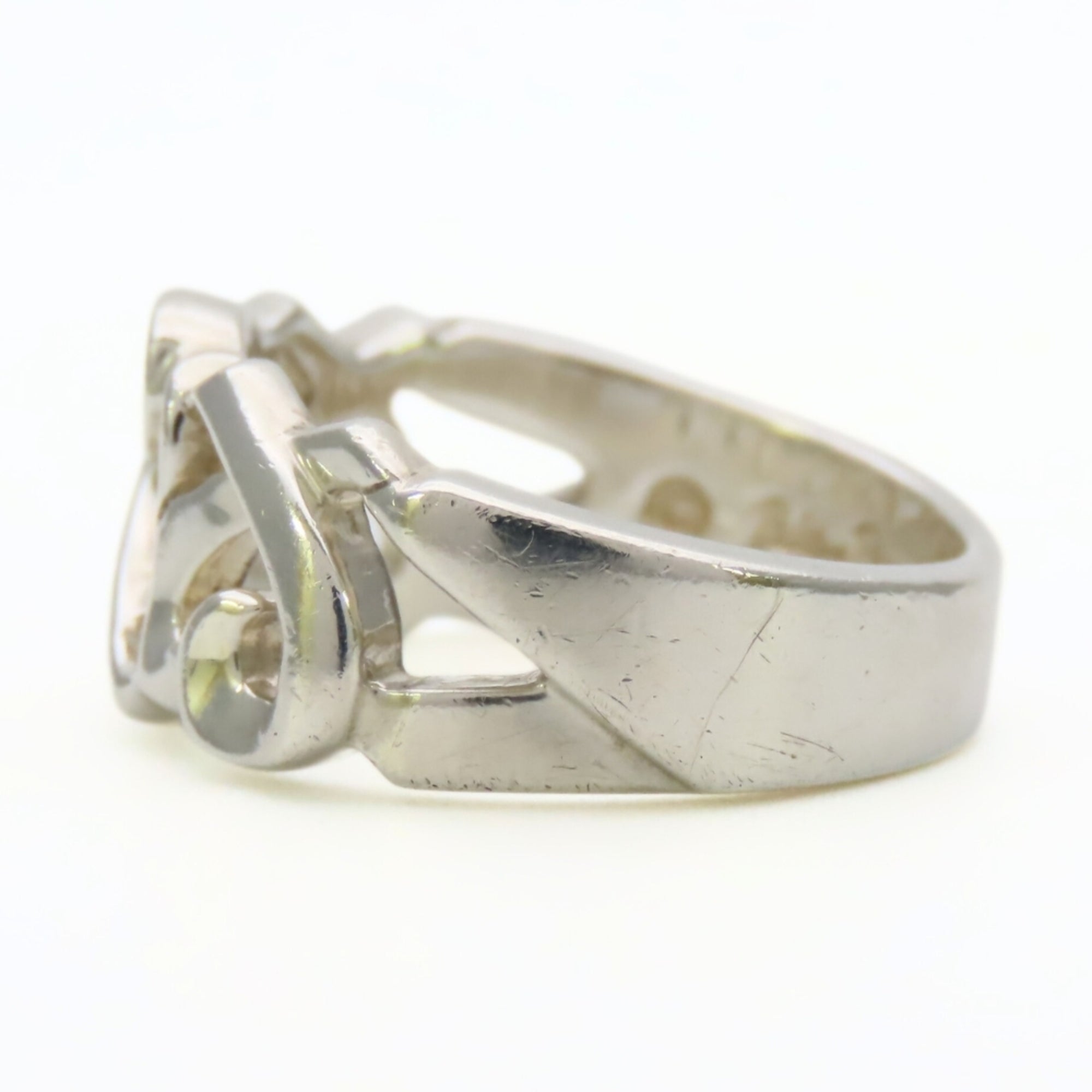 Tiffany Silver Silver 925 Band Ring (Pre-Owned)