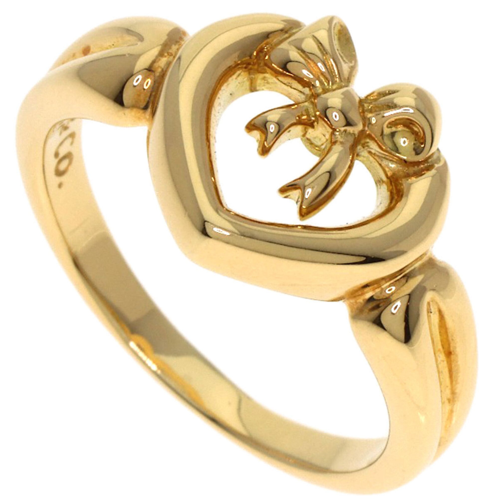 Tiffany Heart Yellow Gold (18K) Band Ring (Pre-Owned)