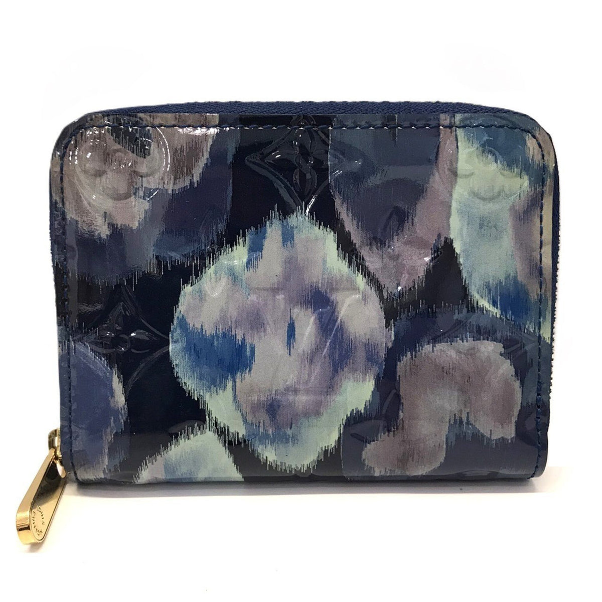 Louis Vuitton Vernis Grand Blue Vernis Coin Purse/Coin Case (Pre-Owned)