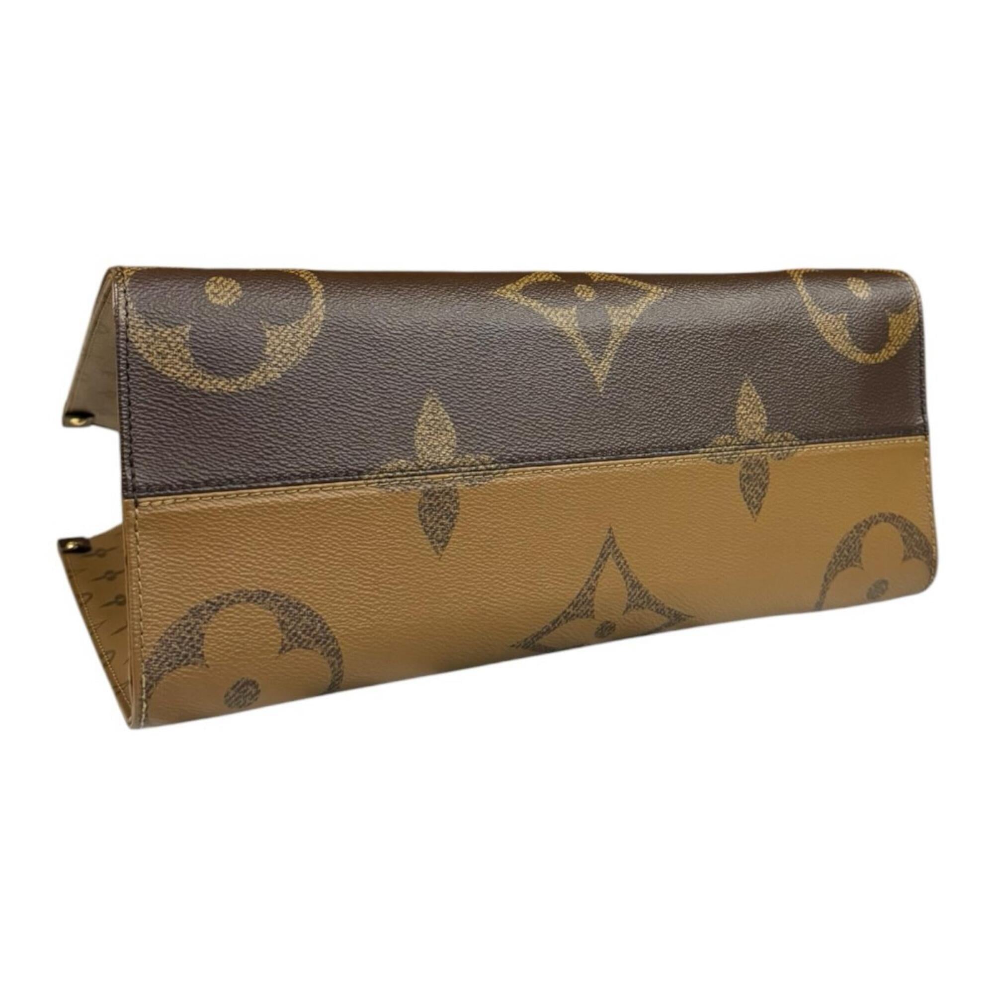Louis Vuitton Monogram Reverse Brown Monogram Monogram Reverse Tote Bag (Pre-Owned)