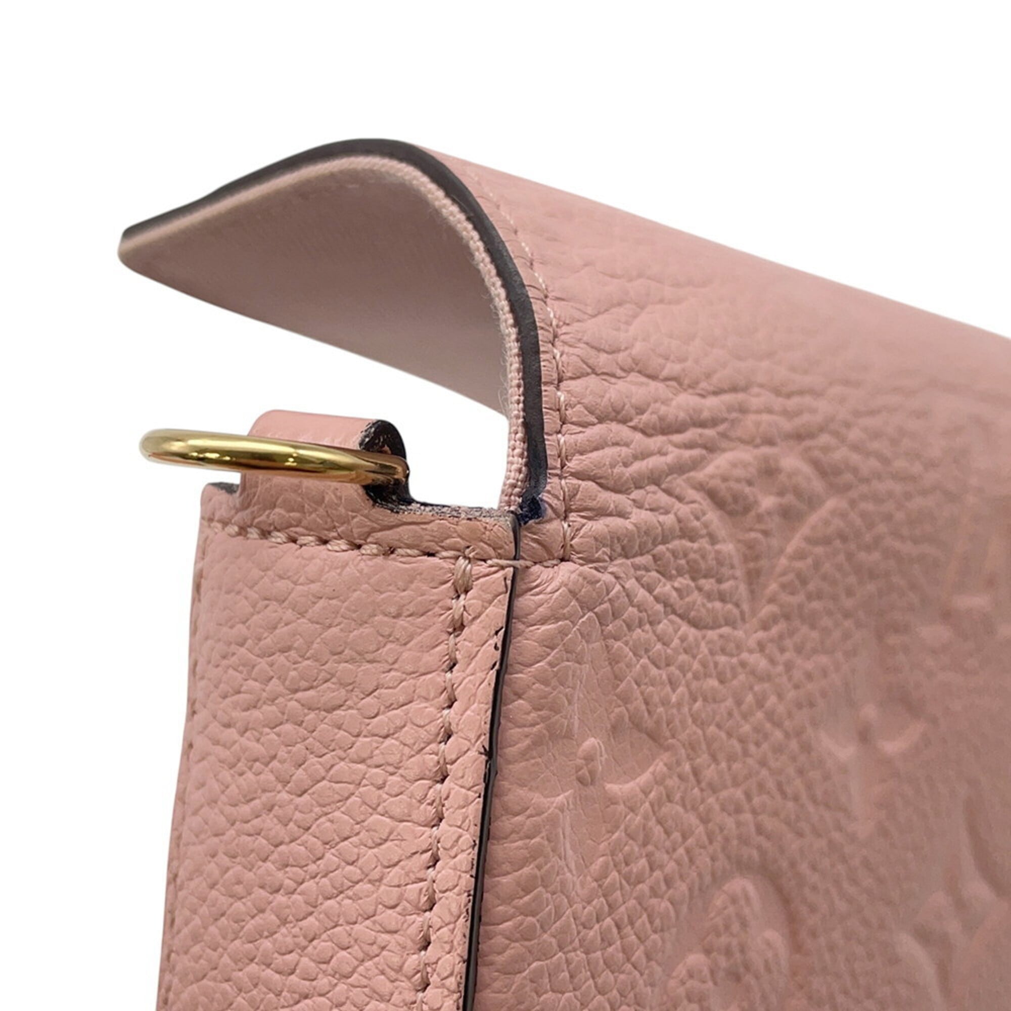 Louis Vuitton Monogram Empreinte Rose Poudre Monogram Empreinte Chain/Shoulder Wallet (Pre-Owned)