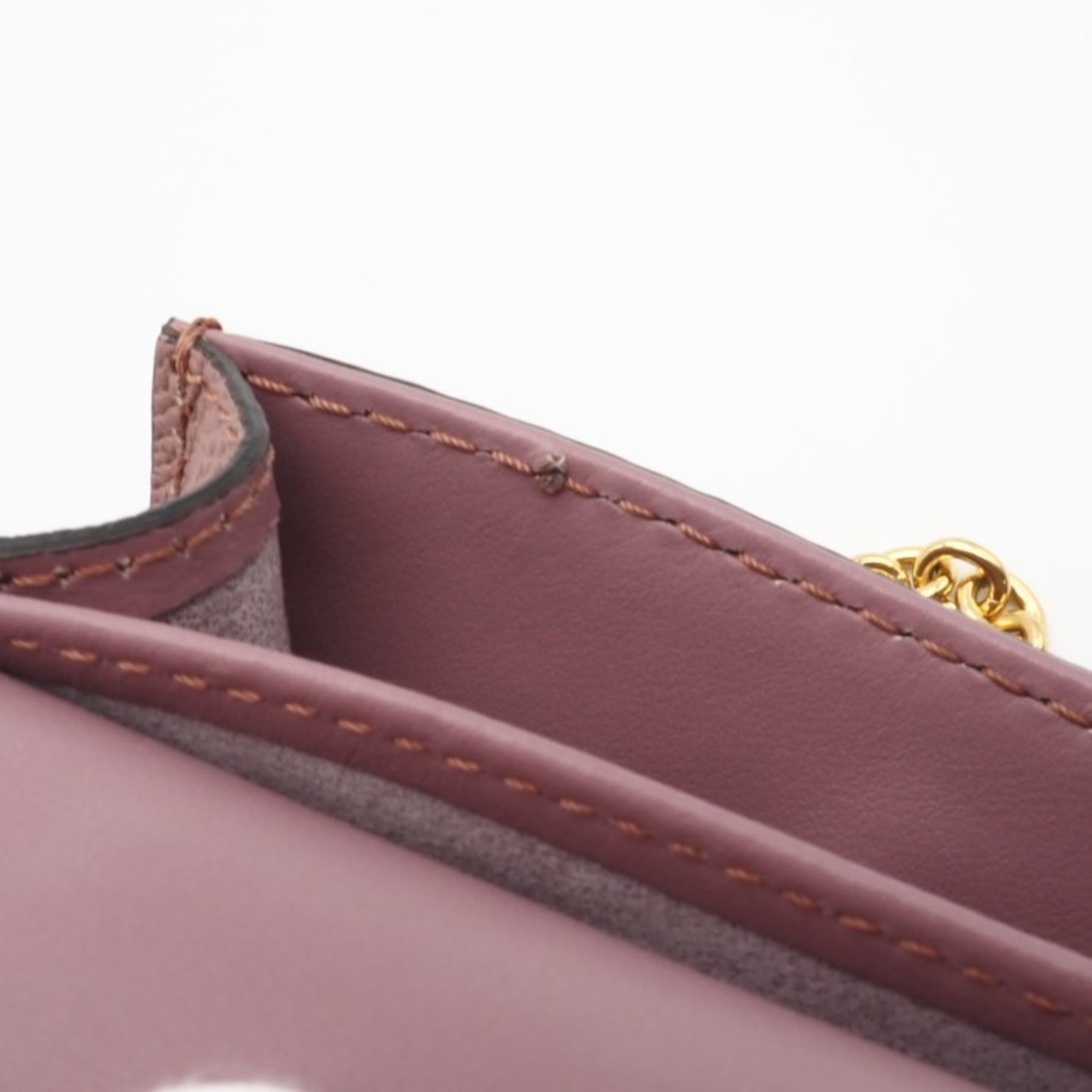 Burberry Pink Leather Shoulder Bag (Pre-Owned)