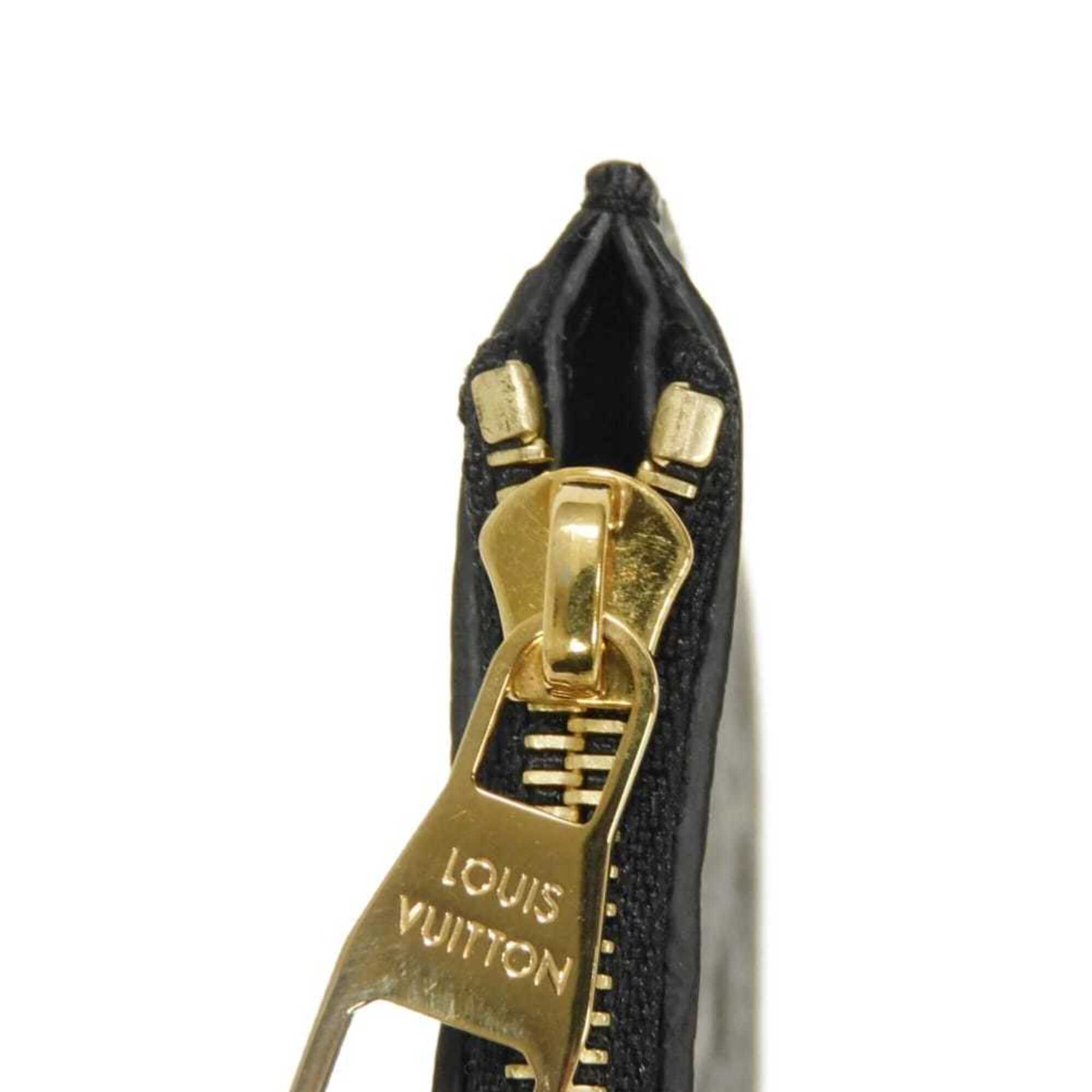 Louis Vuitton Black Noir Monogram Empreinte Leather Coin Purse/Coin Case (Pre-Owned)