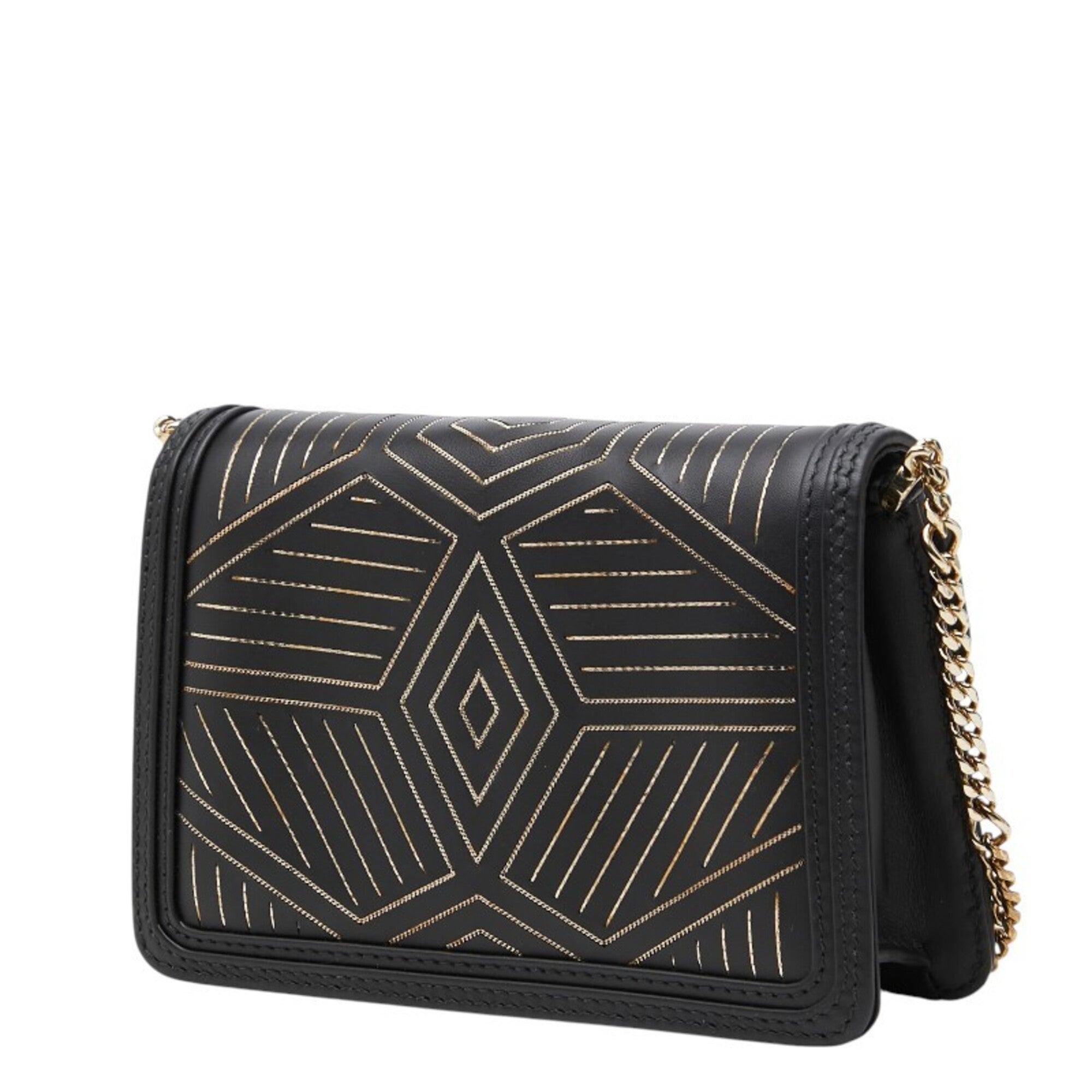 Bvlgari Black Leather Shoulder Bag (Pre-Owned)