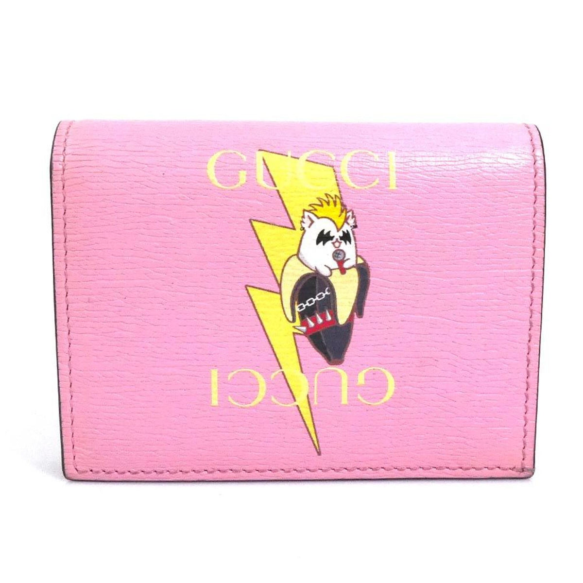 Gucci Pink Leather Wallet (Bi-Fold) (Pre-Owned)