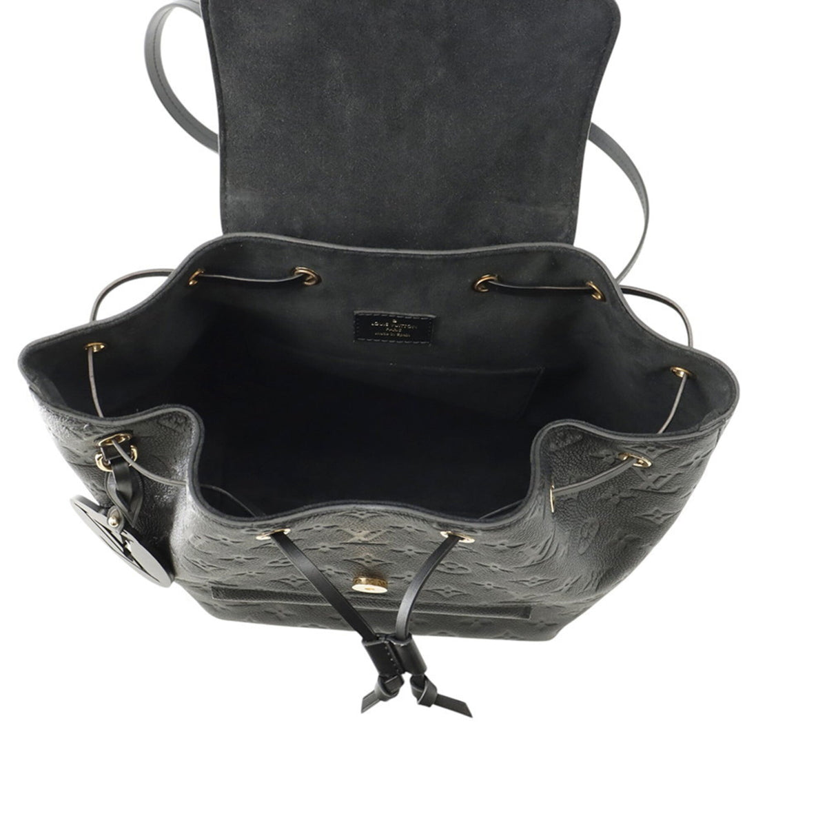Louis Vuitton Black Monogram Noir Monogram Empreinte Backpack (Pre-Owned)