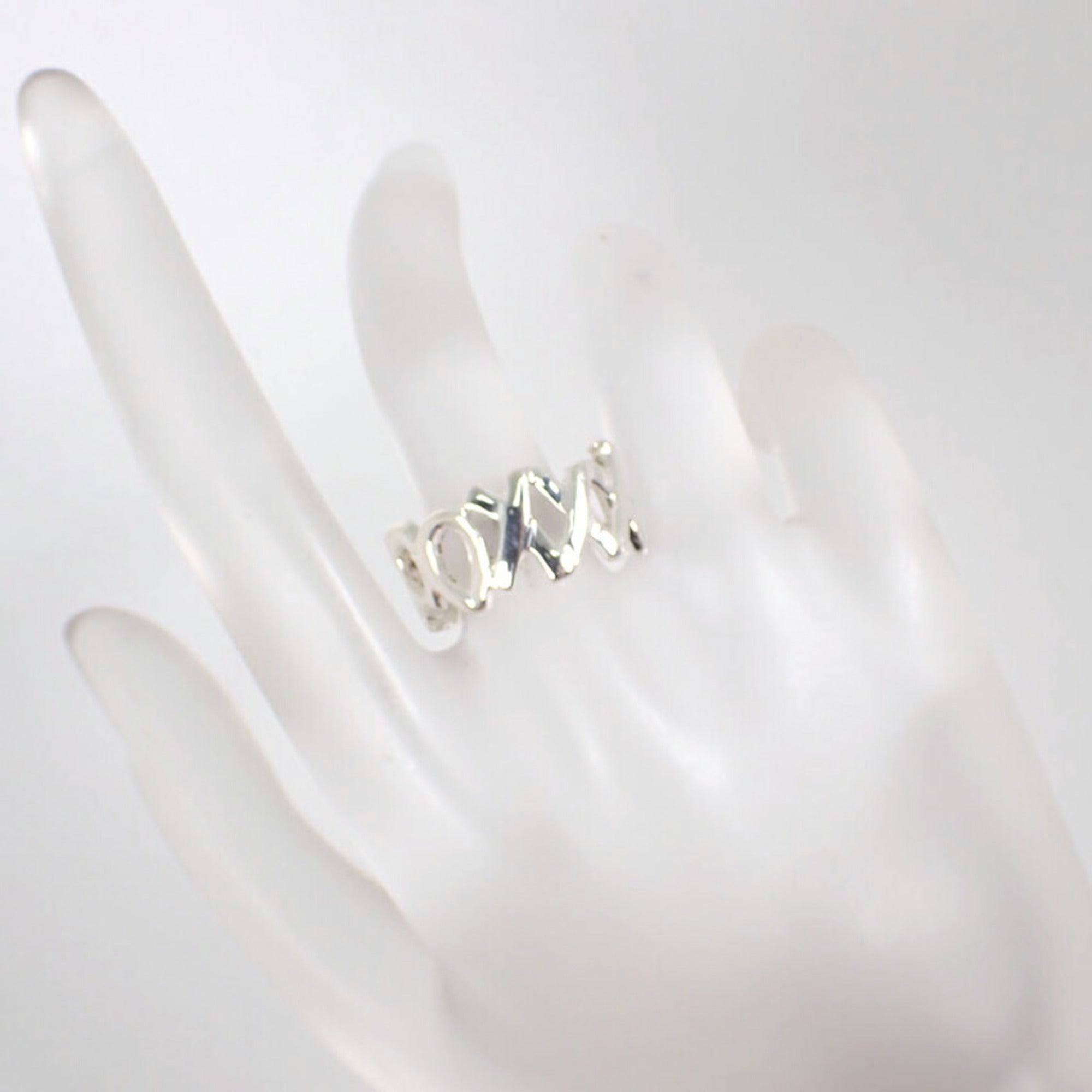 Tiffany Sterling Silver 925 Band Ring (Pre-Owned)