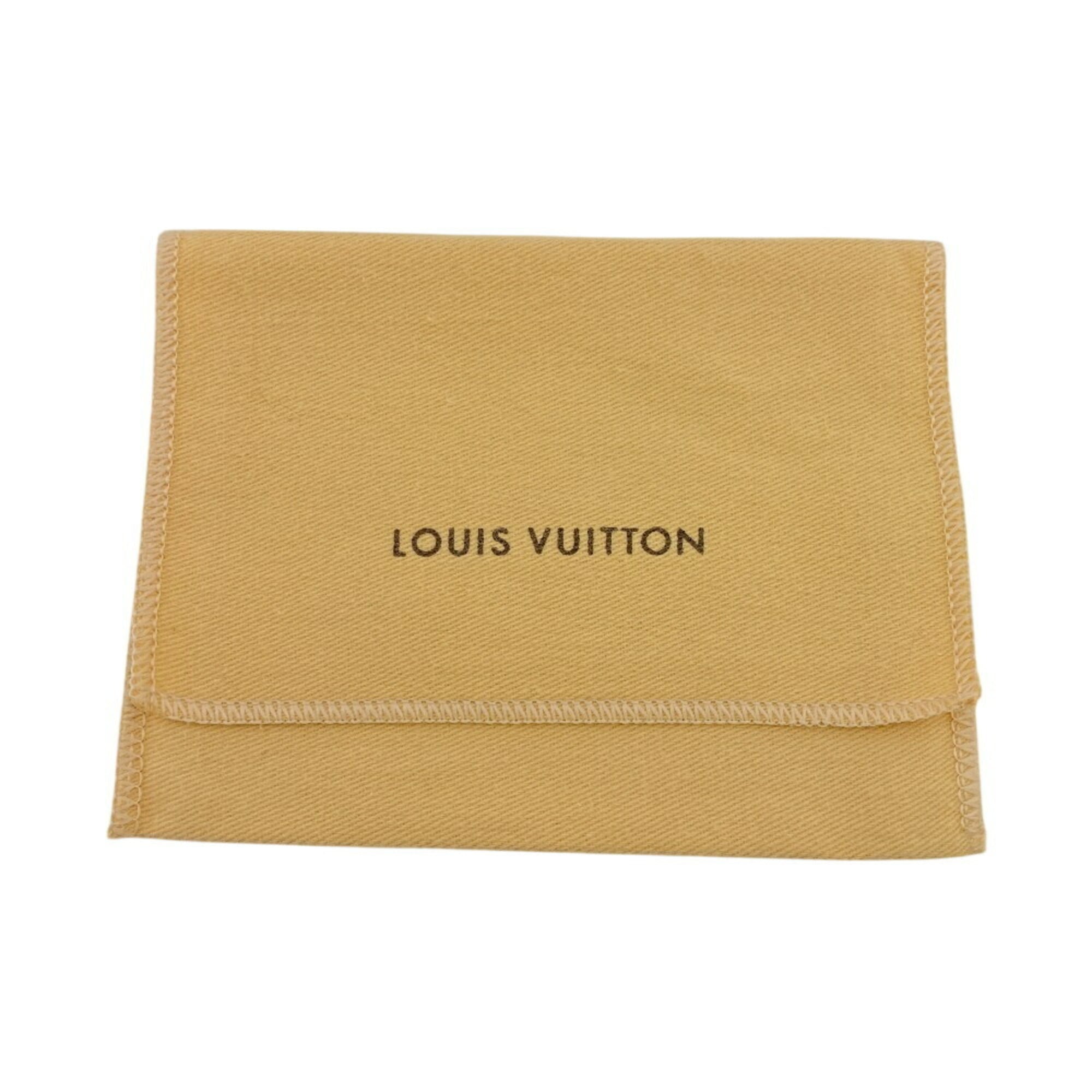 Louis Vuitton Black Leather Wallet (Bi-Fold) (Pre-Owned)