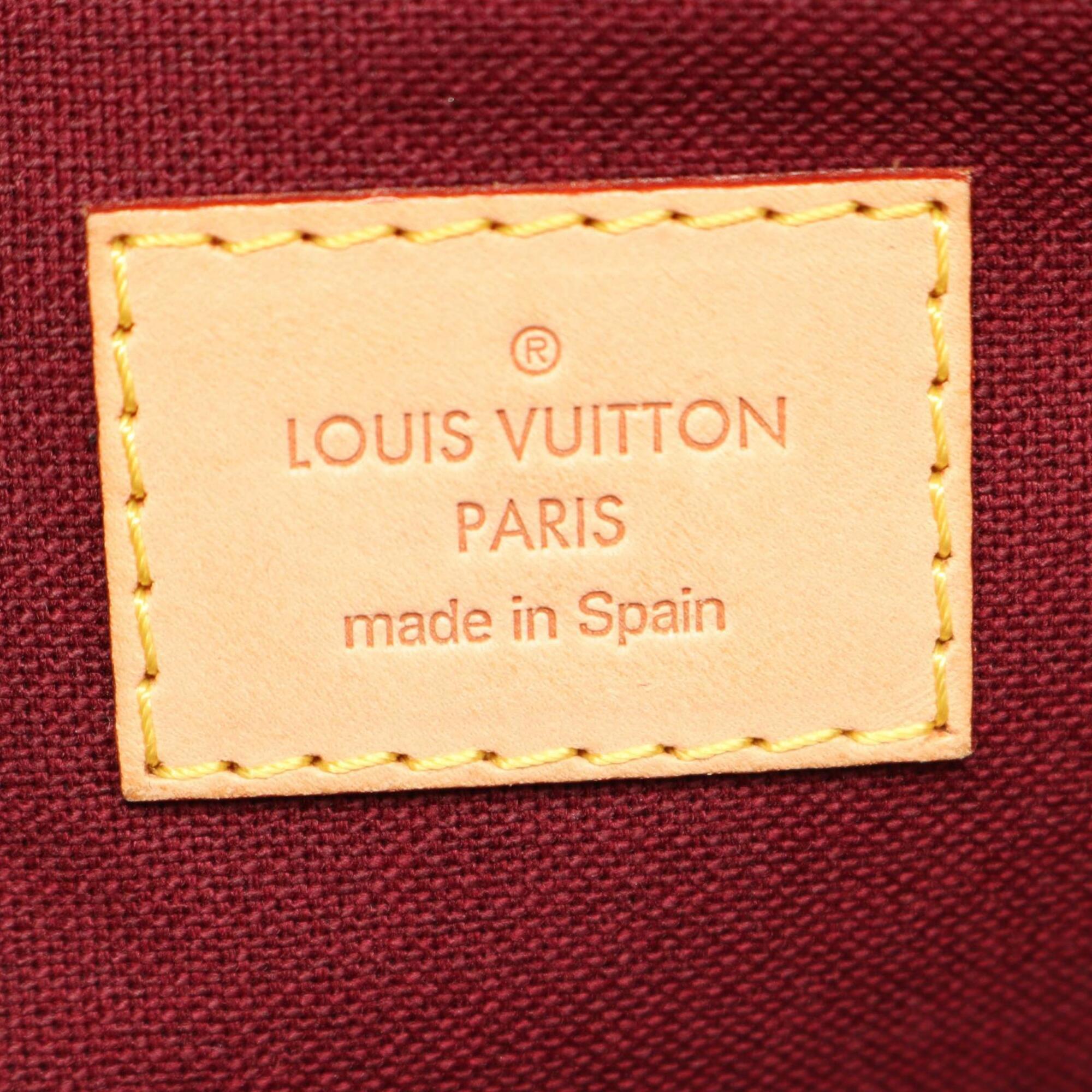 Louis Vuitton Brown Pvc Leather Handbag Tote Bag (Pre-Owned)