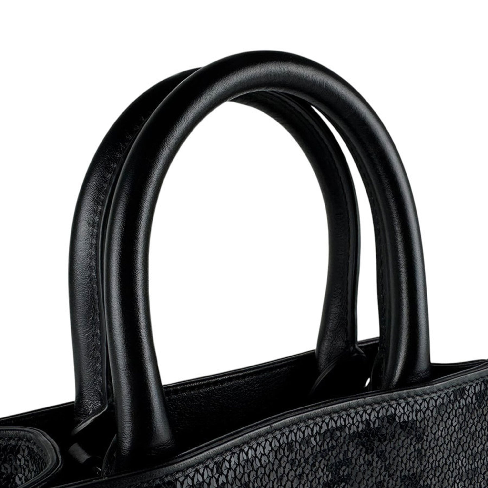 Celine Black Spangles Leather Shoulder Bag (Pre-Owned)