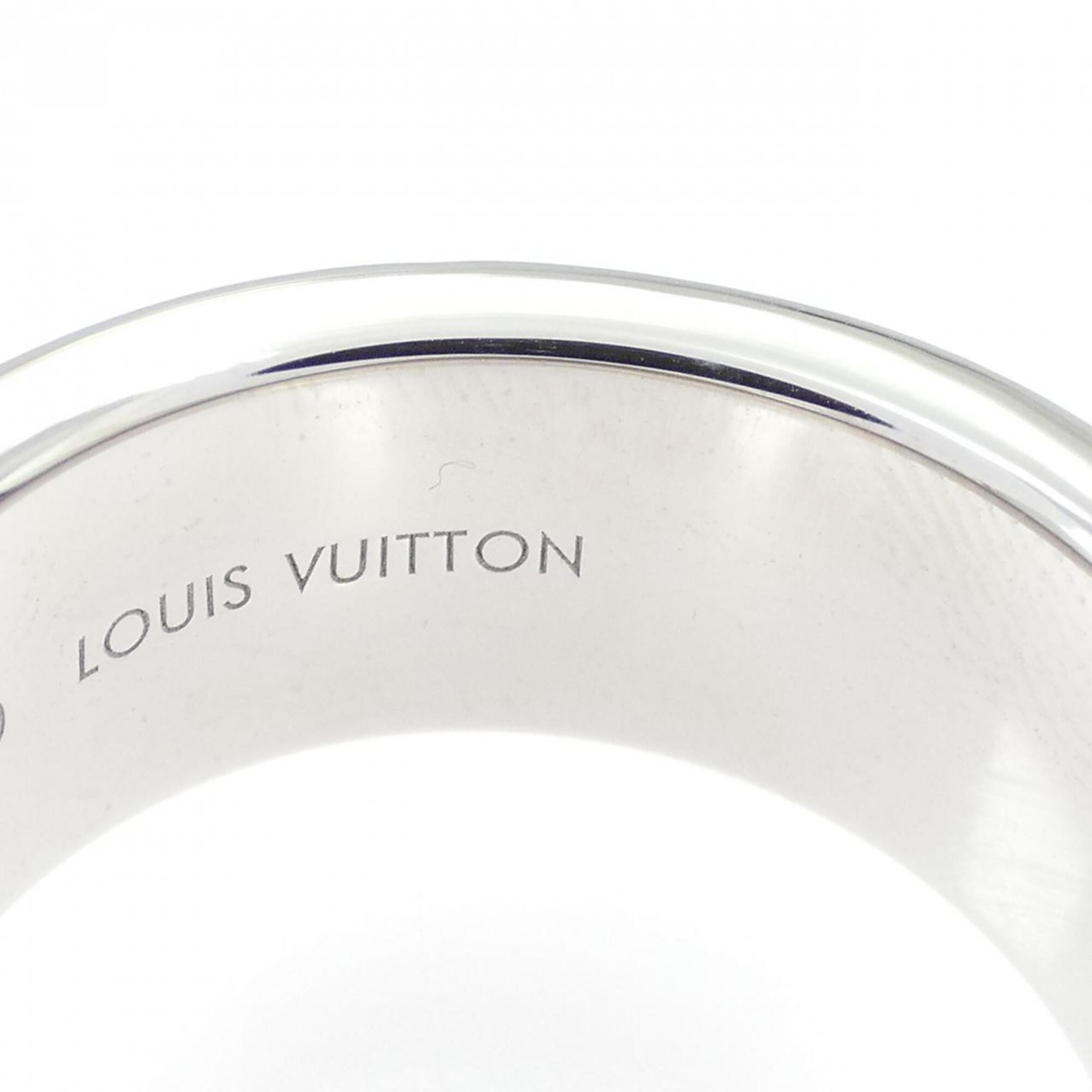Louis Vuitton White Gold (18K) Band Ring (Pre-Owned)