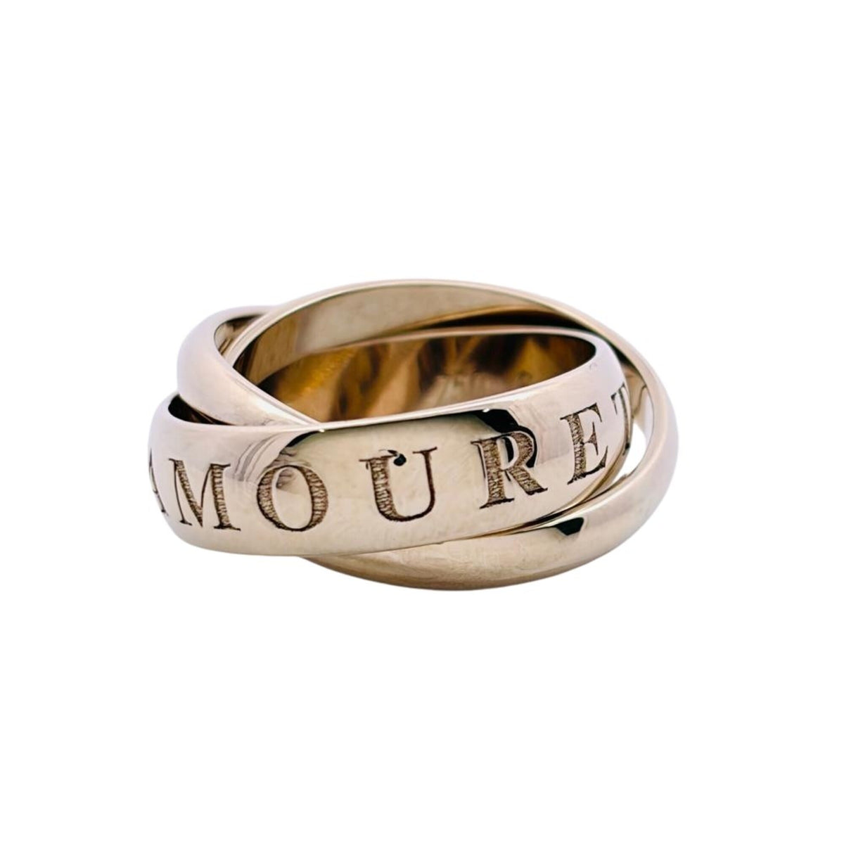 Cartier White Gold White Gold (18K) Band Ring (Pre-Owned)