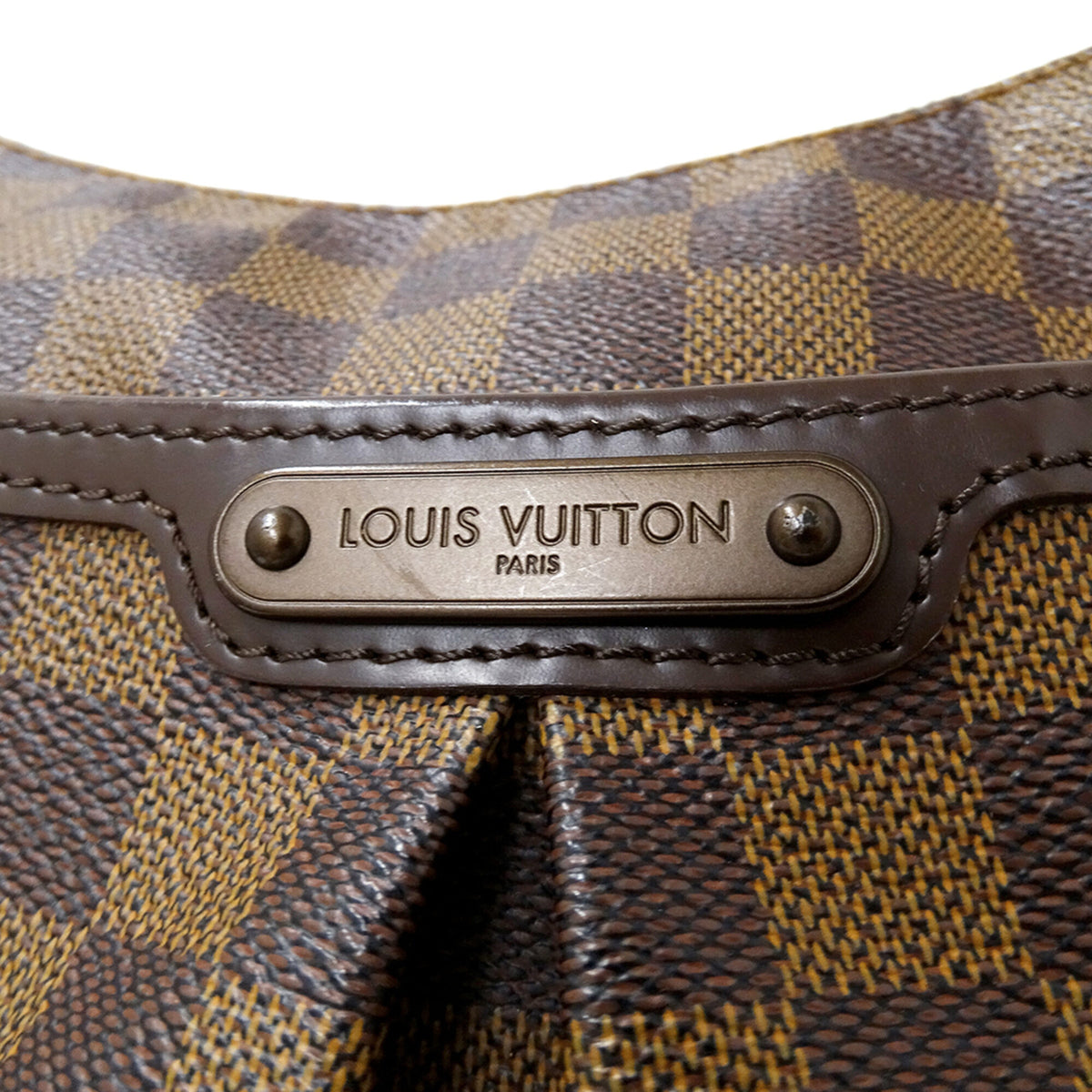 Louis Vuitton Damier Damier Canvas Ebene Damier Canvas Shoulder Bag (Pre-Owned)