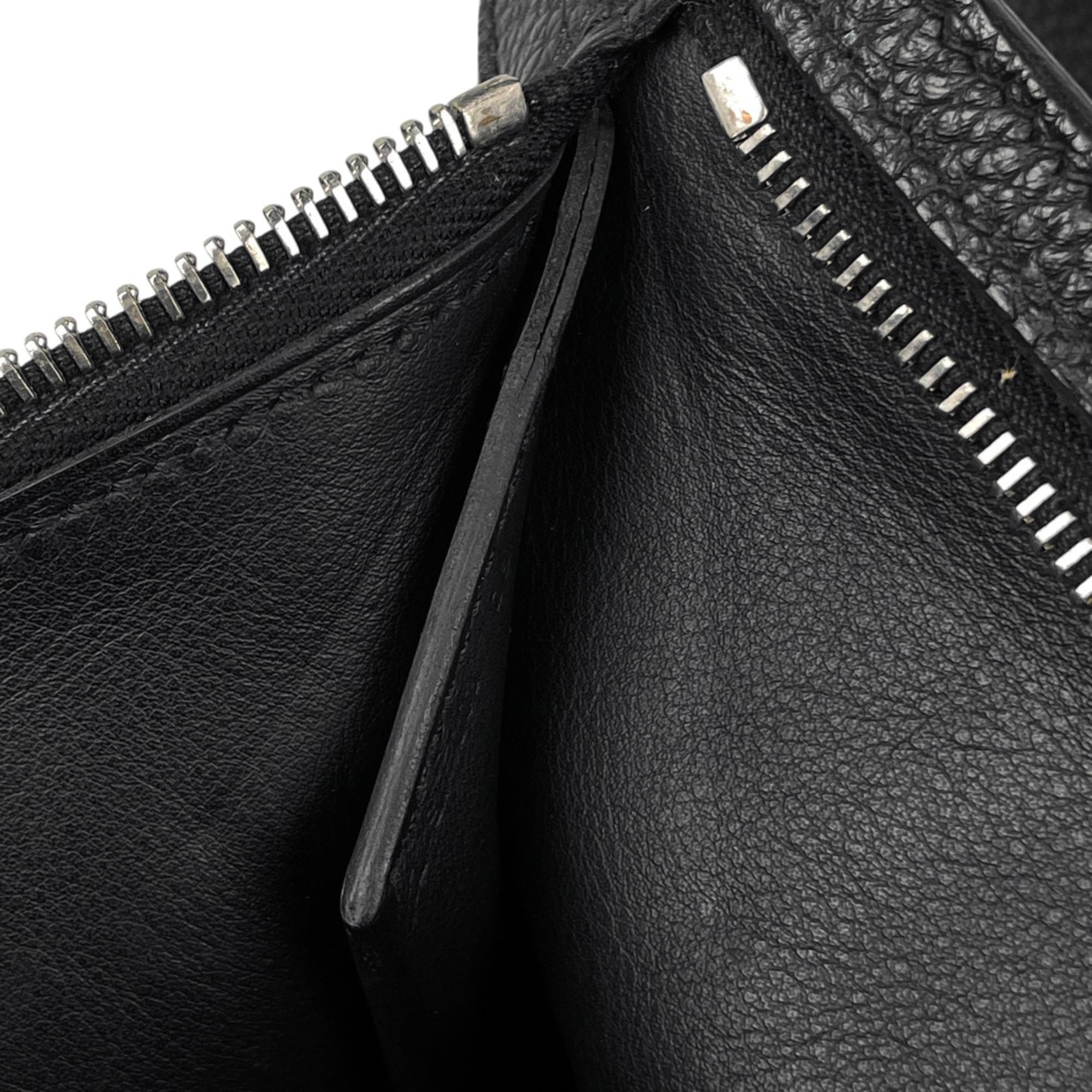 Hermes Black Leather Sling Bag (Pre-Owned)