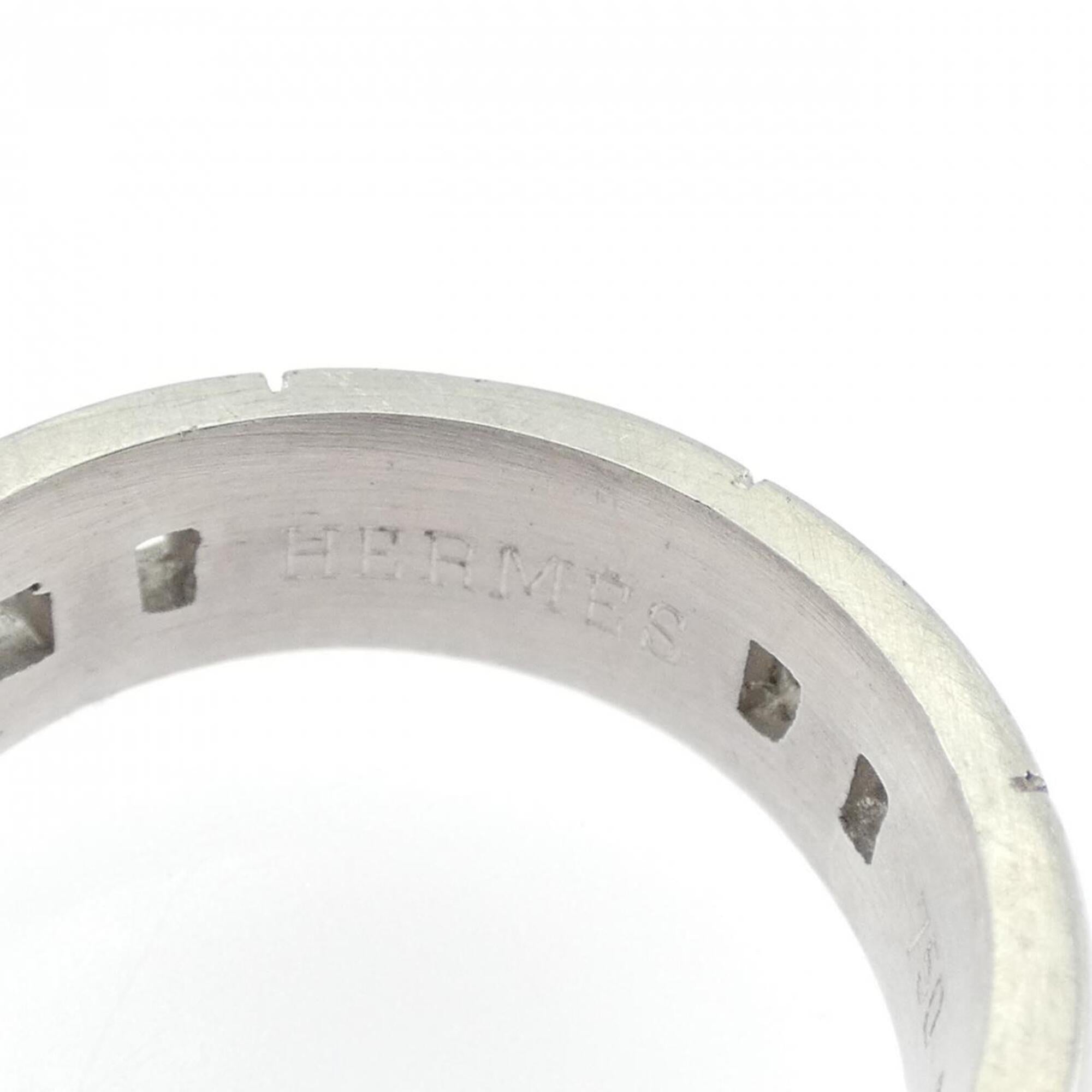 Hermes White Gold (18K) Band Ring (Pre-Owned)