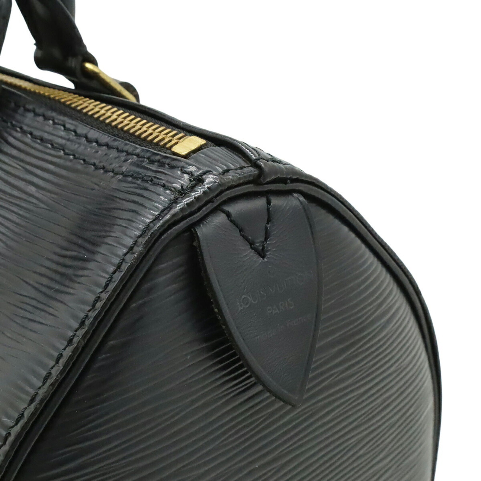 Louis Vuitton Black Noir Epi Leather Handbag (Pre-Owned)