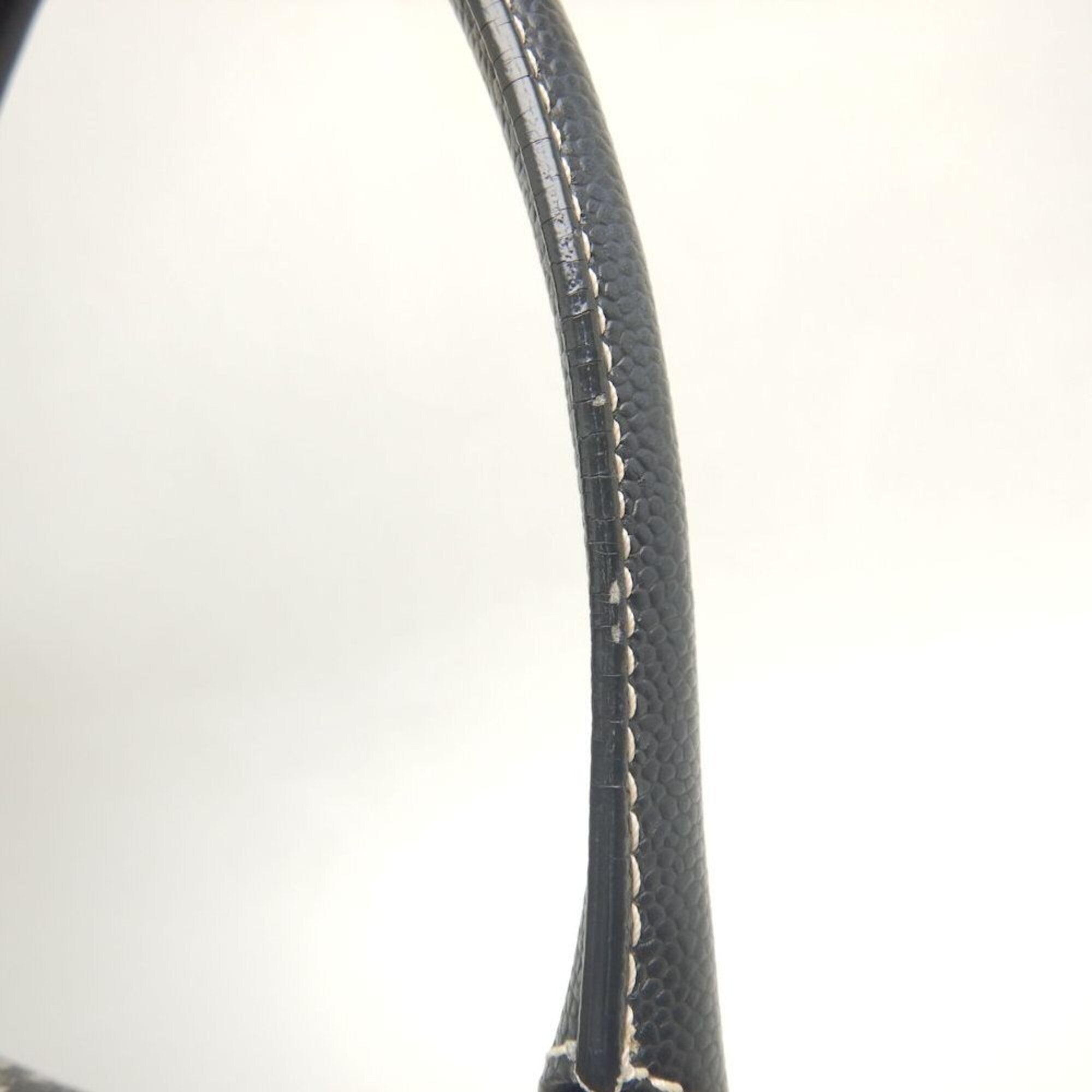 Chanel Black Coated Canvas Boston Bag (Pre-Owned)