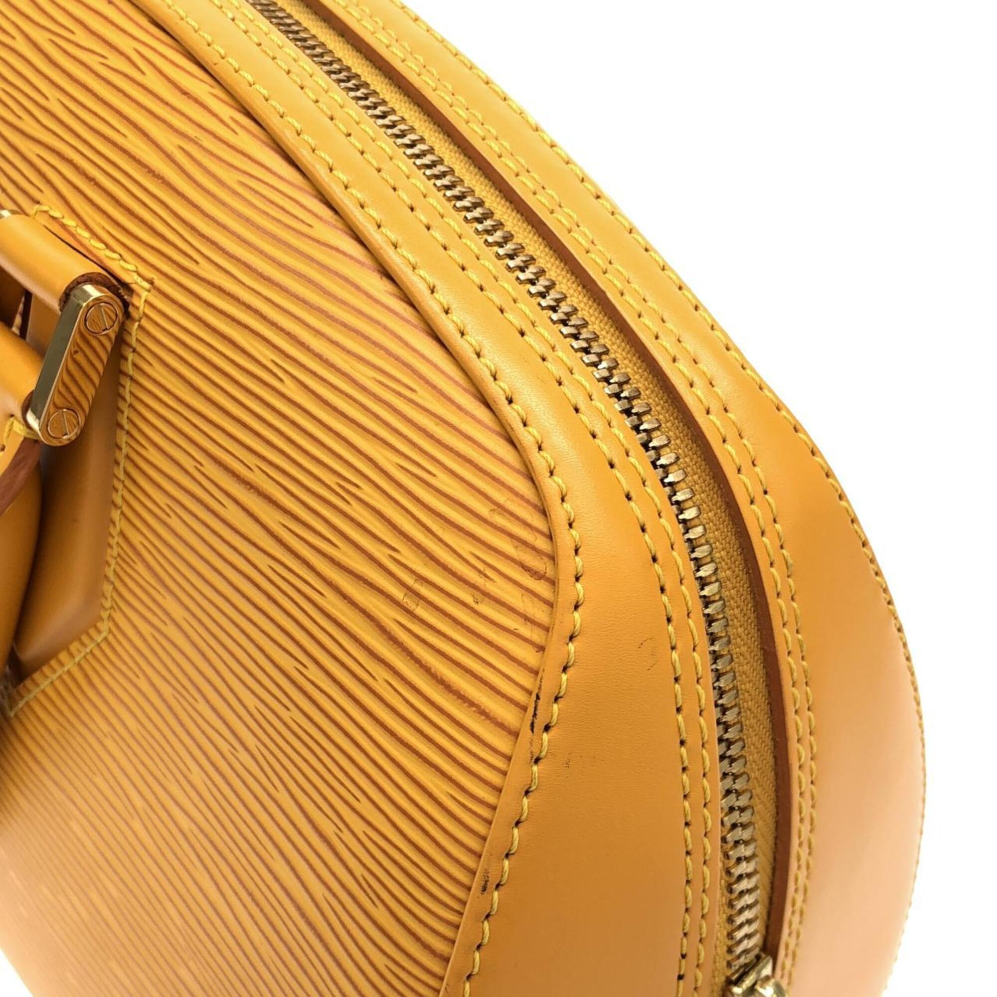 Louis Vuitton Yellow Leather Handbag (Pre-Owned)