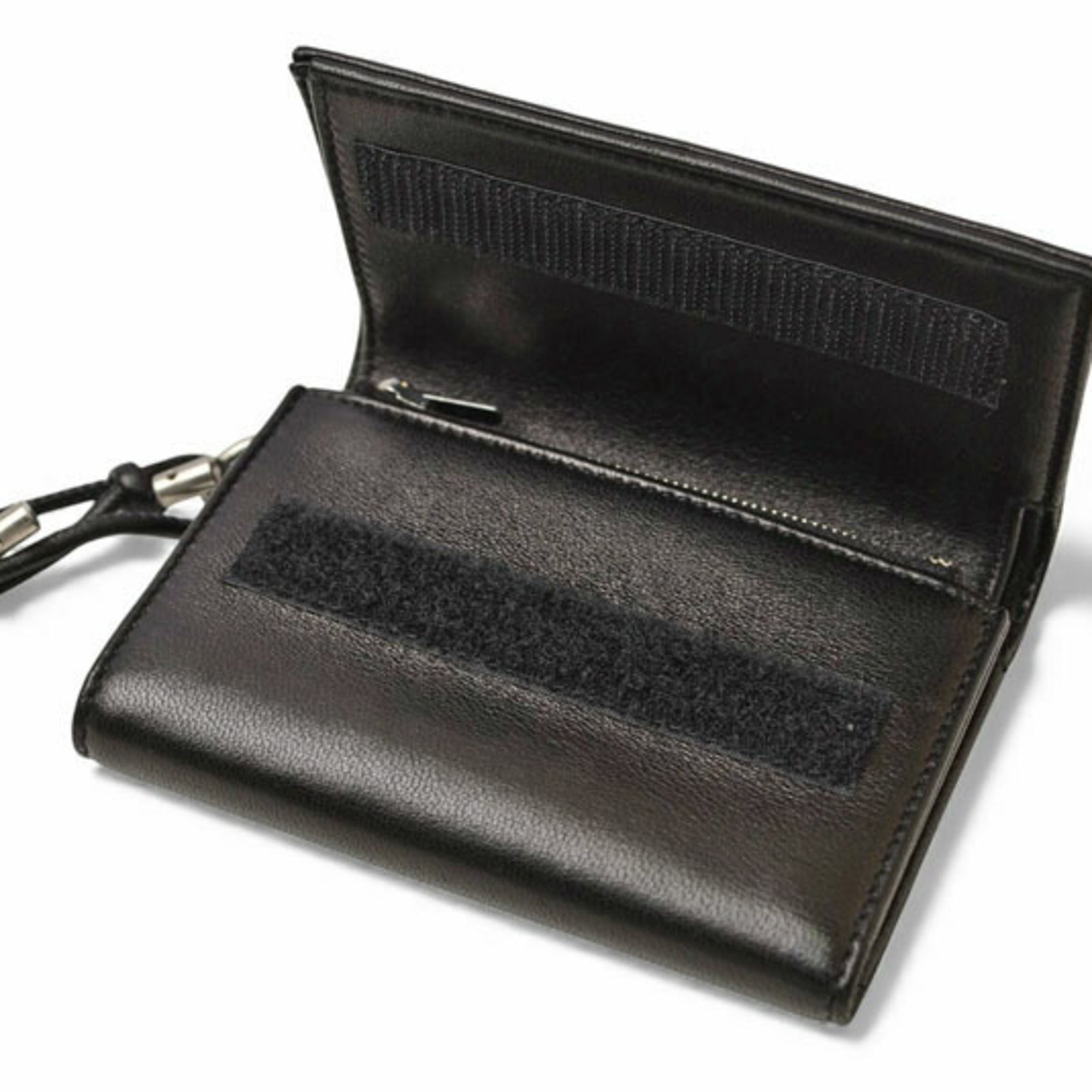 Saint Laurent Black Leather Wallet (Tri-Fold) (Pre-Owned)