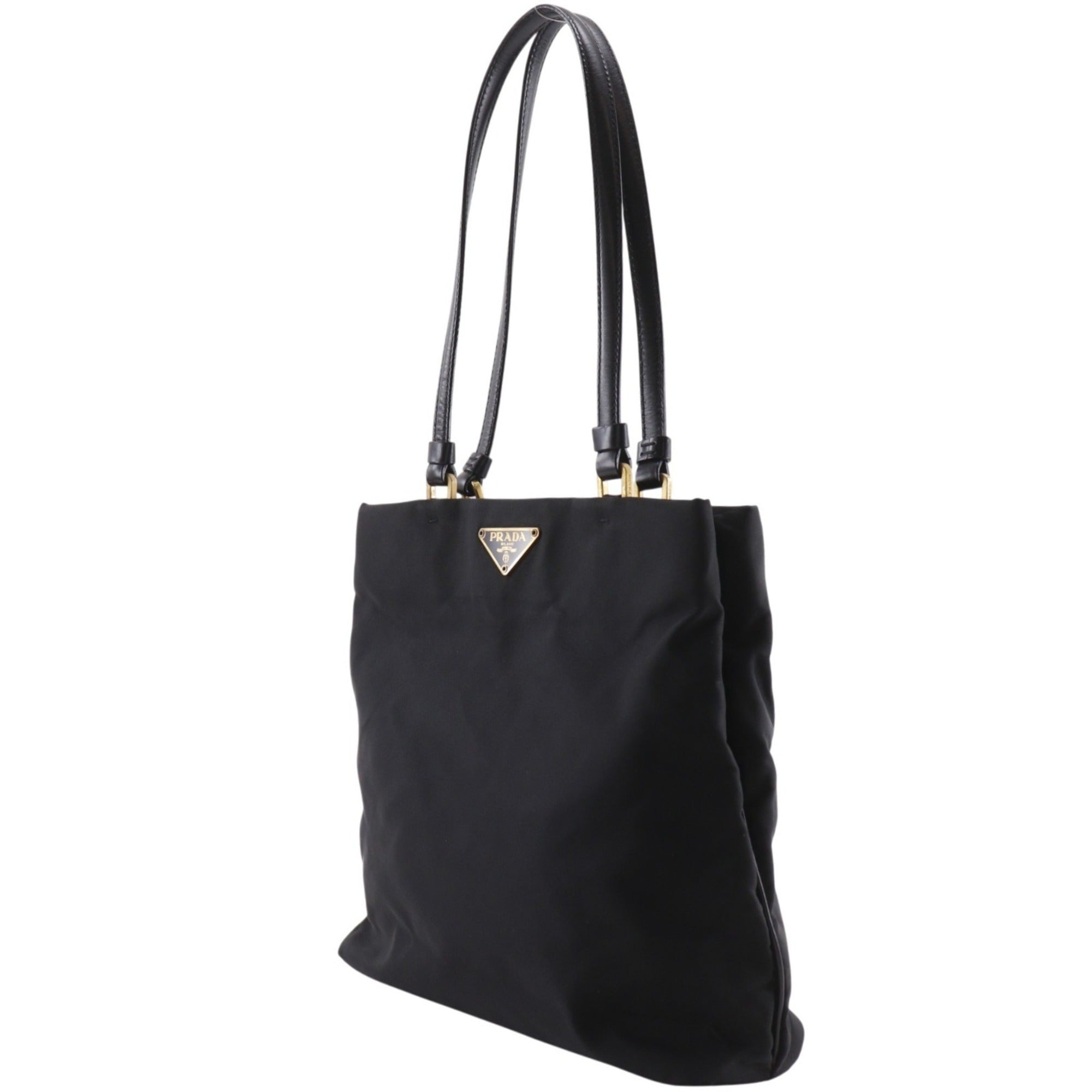 Prada Black Nylon Tote Bag (Pre-Owned)