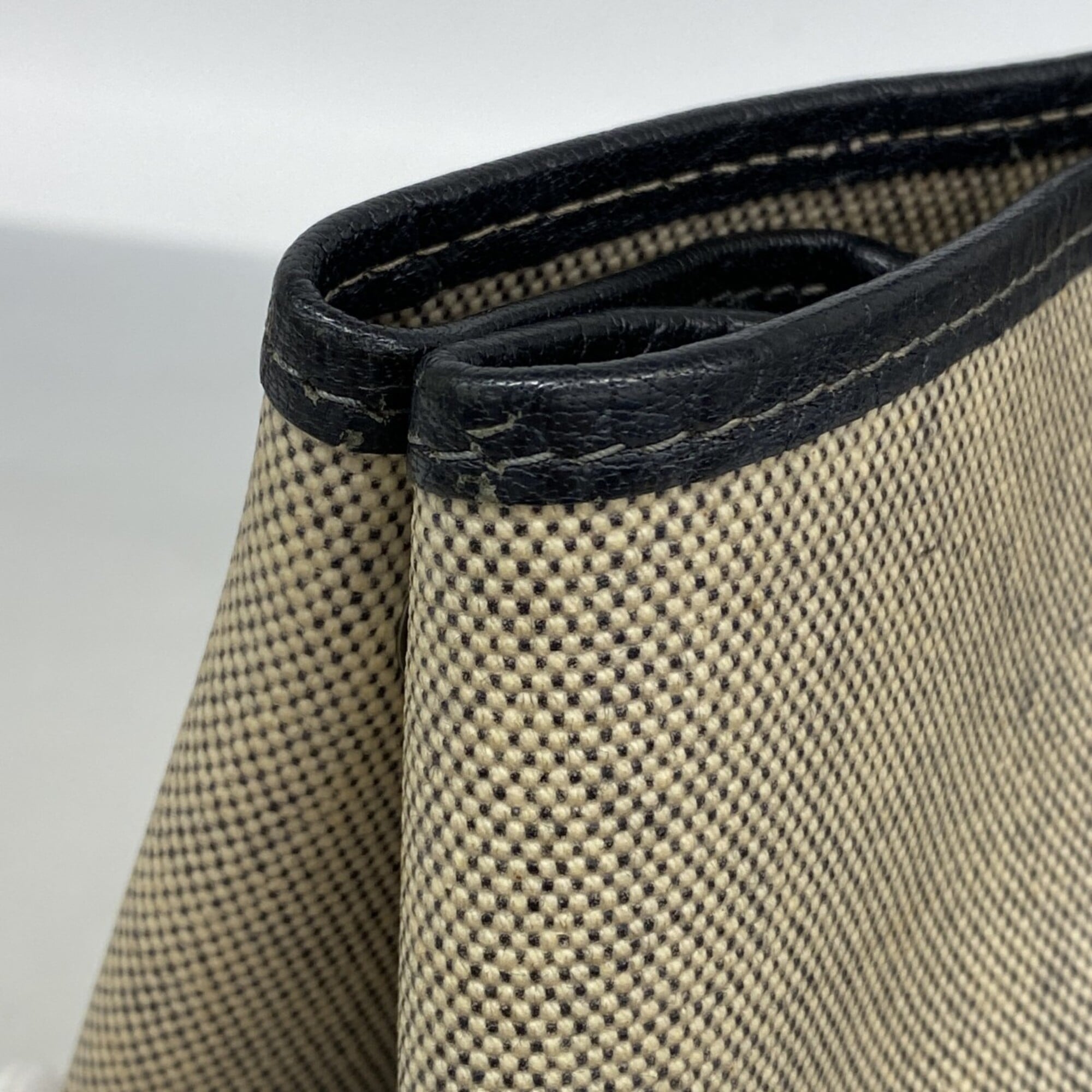 Hermes Black Toile H Tote Bag (Pre-Owned)