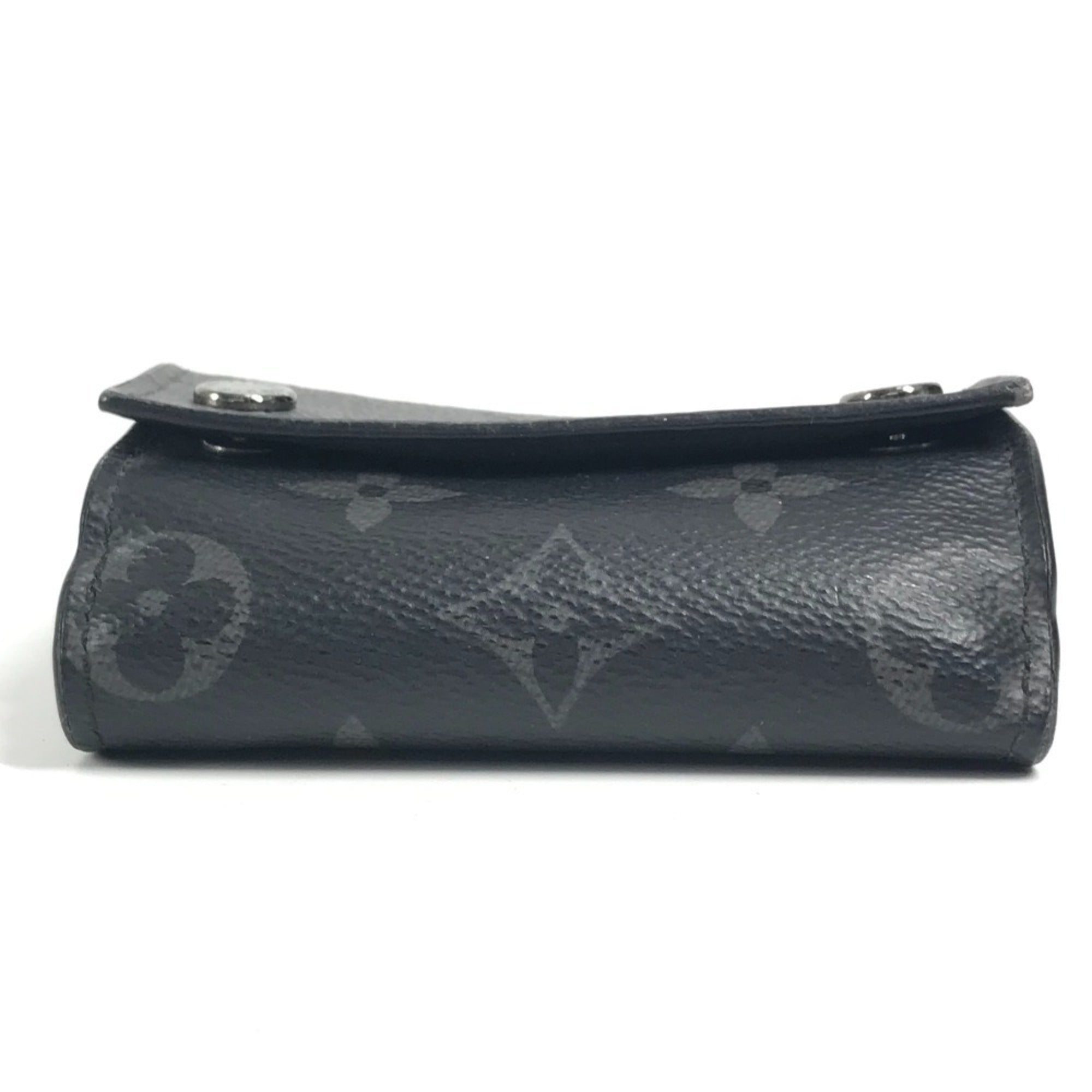 Louis Vuitton Black Gray Monogram Eclipse Canvas Wallet (Tri-Fold) (Pre-Owned)
