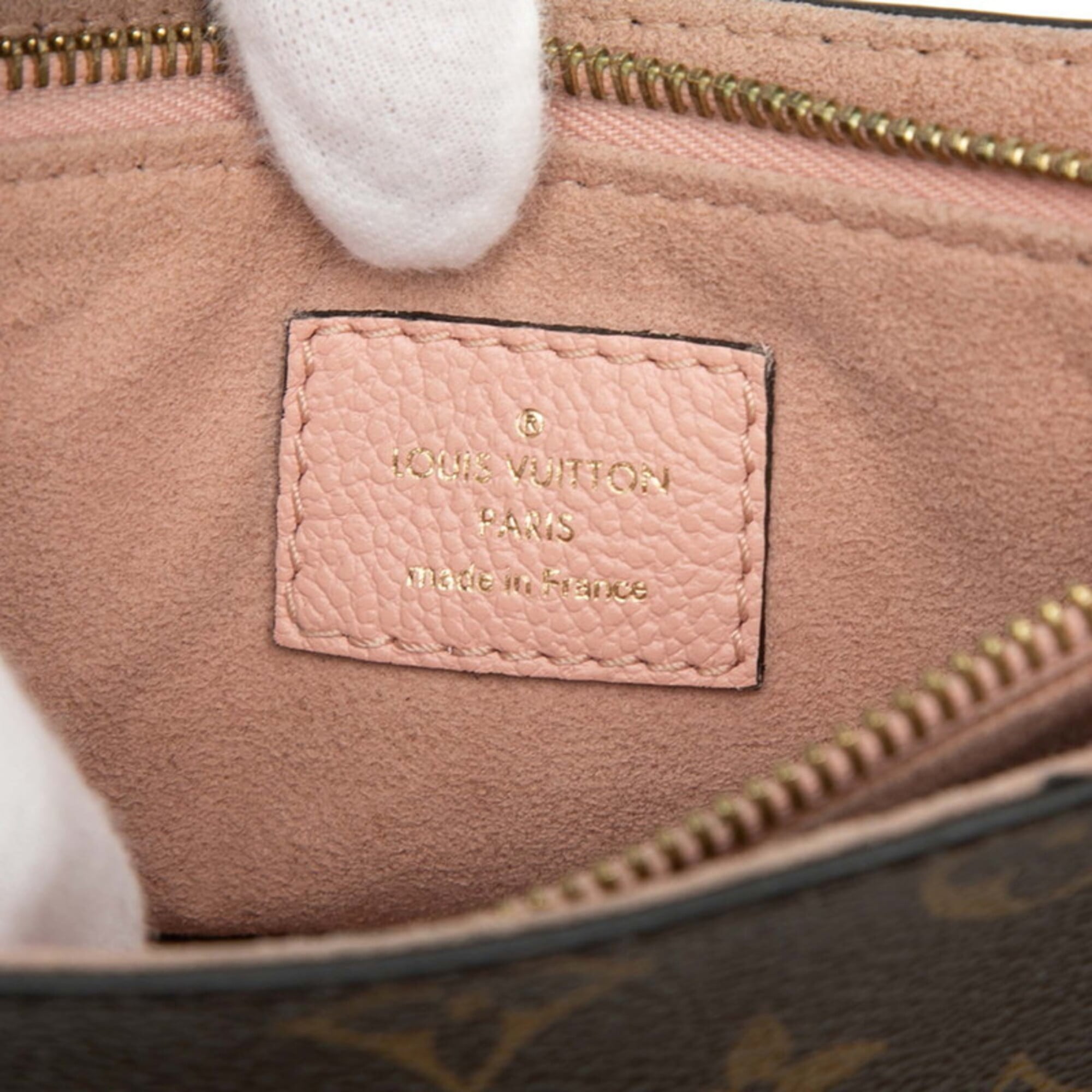 Louis Vuitton Brown Monogram Rose Poudre Monogram Shoulder Bag (Pre-Owned)