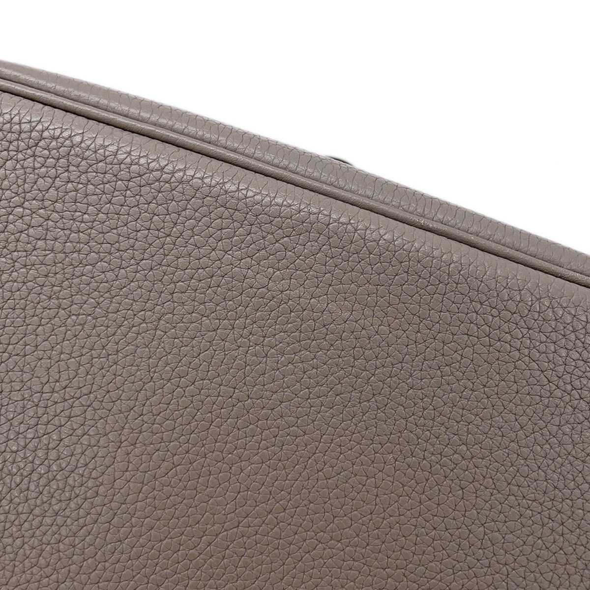 Hermes Beige Leather Handbag Tote Bag (Pre-Owned)