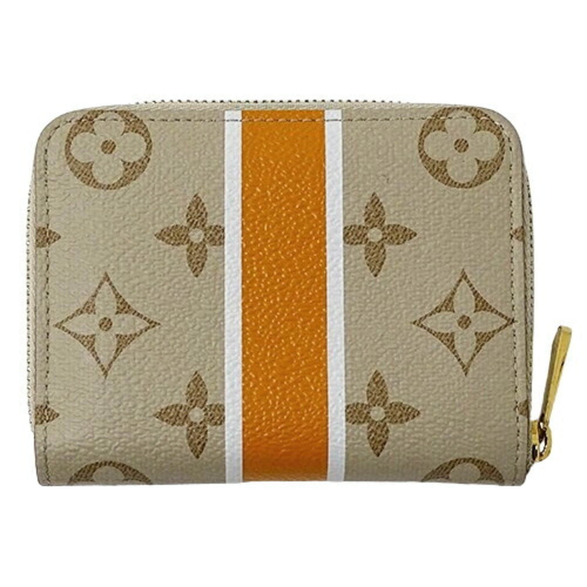 Louis Vuitton Amethyst Beige Monogram Canvas Coin Purse/Coin Case (Pre-Owned)