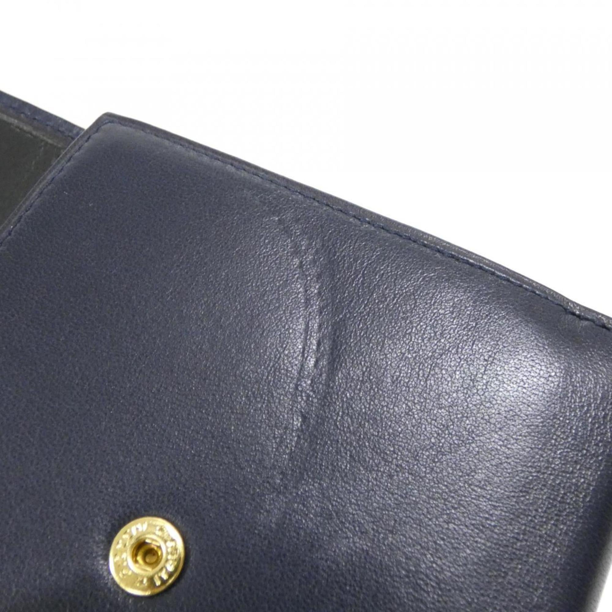 Loewe Blue Leather Wallet (Tri-Fold) (Pre-Owned)