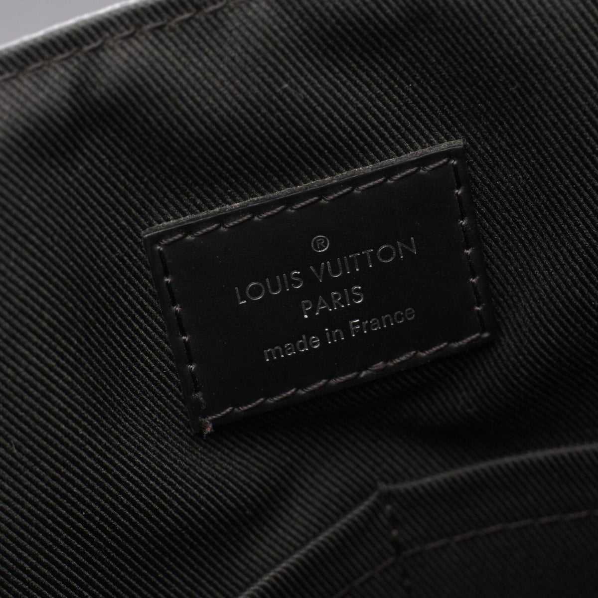 Louis Vuitton Black Damier Graphite Coated Canvas Leather Shoulder Bag (Pre-Owned)