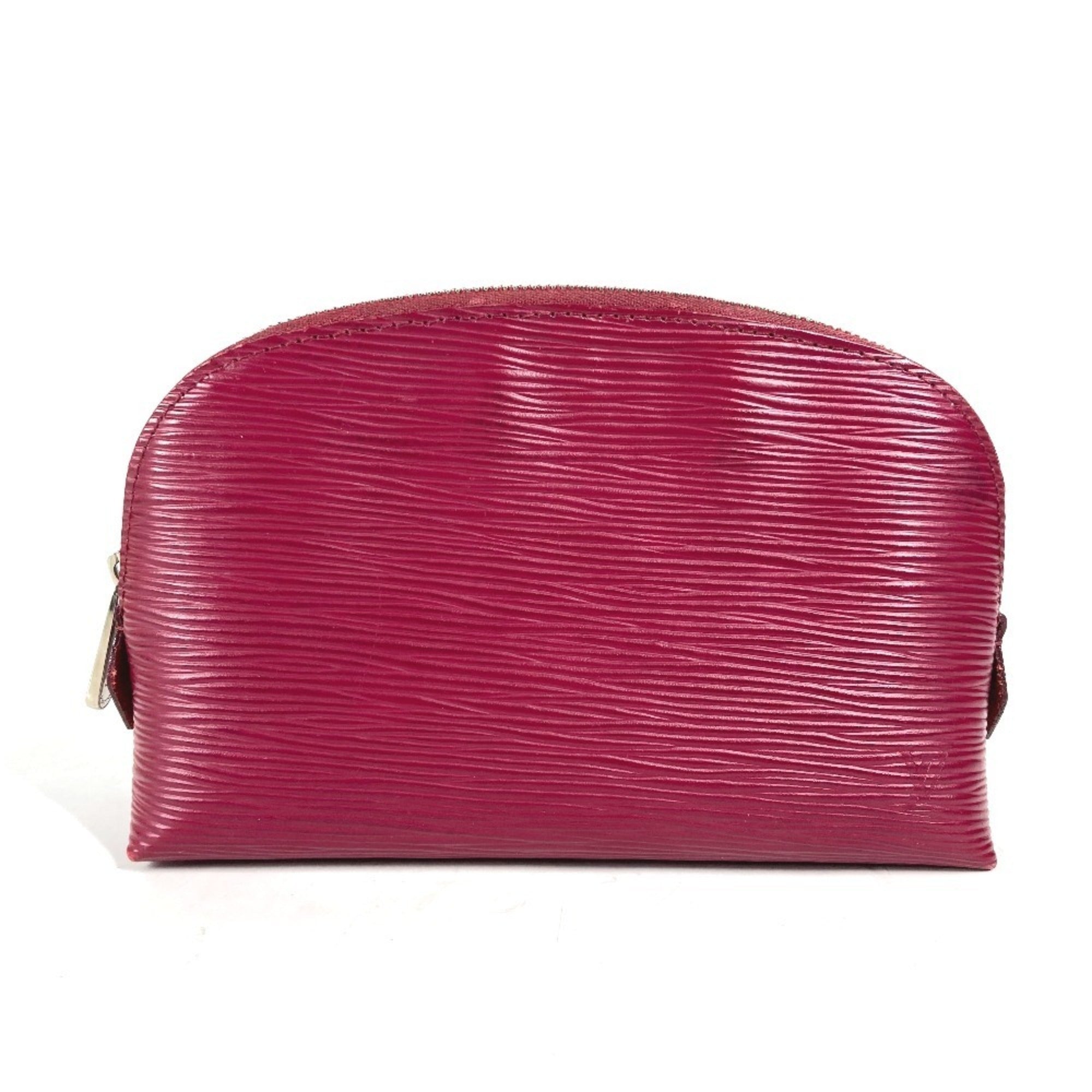 Louis Vuitton Fuchsia Pink Pink Epi Leather Pochette Pouch (Pre-Owned)